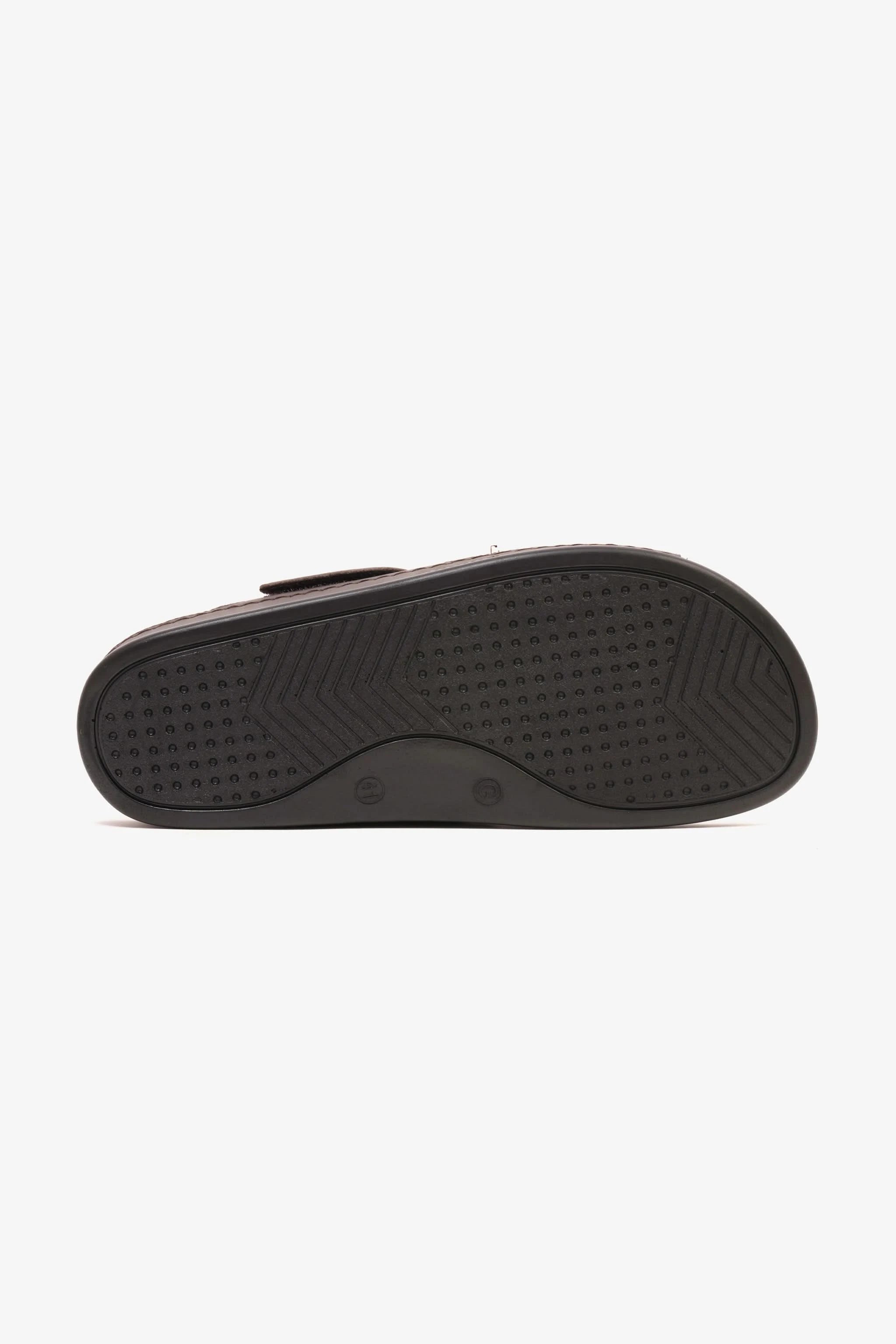 Comfort Plus Men's Al Waha Textured Slip-On Arabic Sandals Brown - Seventy7