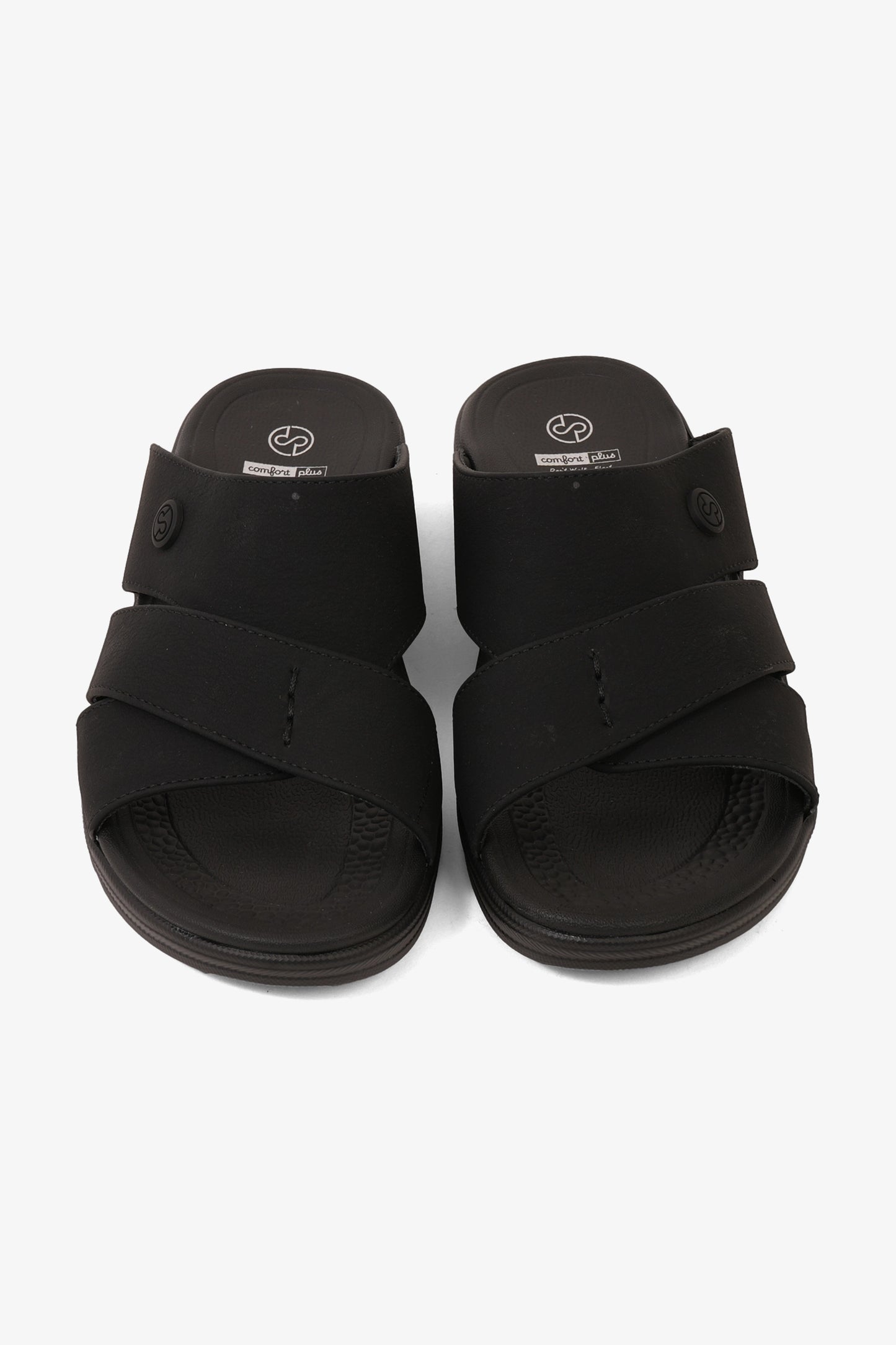 COMFORT PLUS BOYS COMFORT ARABIC SANDALS BLACK - Seventy7