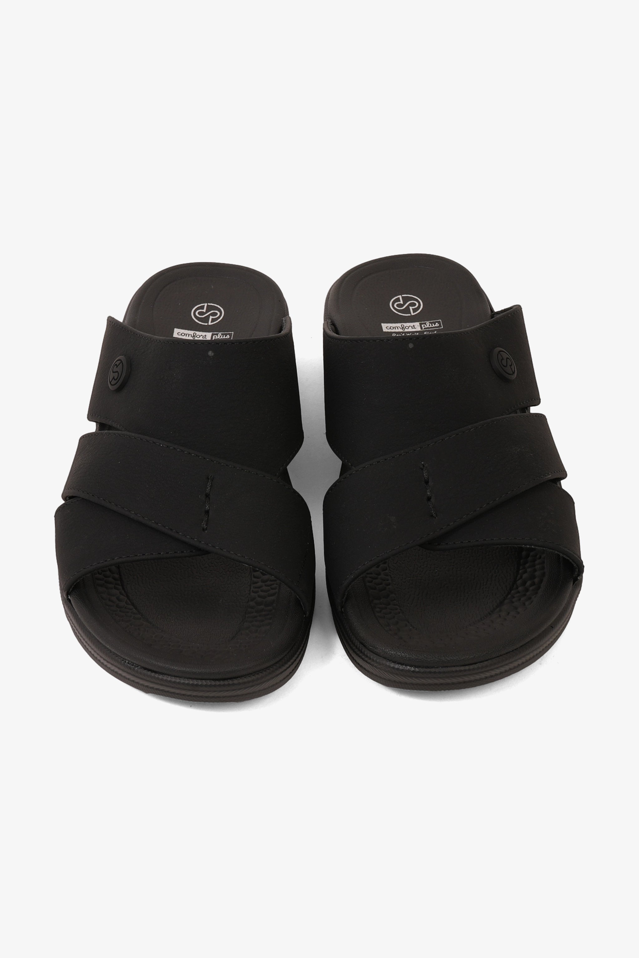 COMFORT PLUS BOYS COMFORT ARABIC SANDALS BLACK - Seventy7
