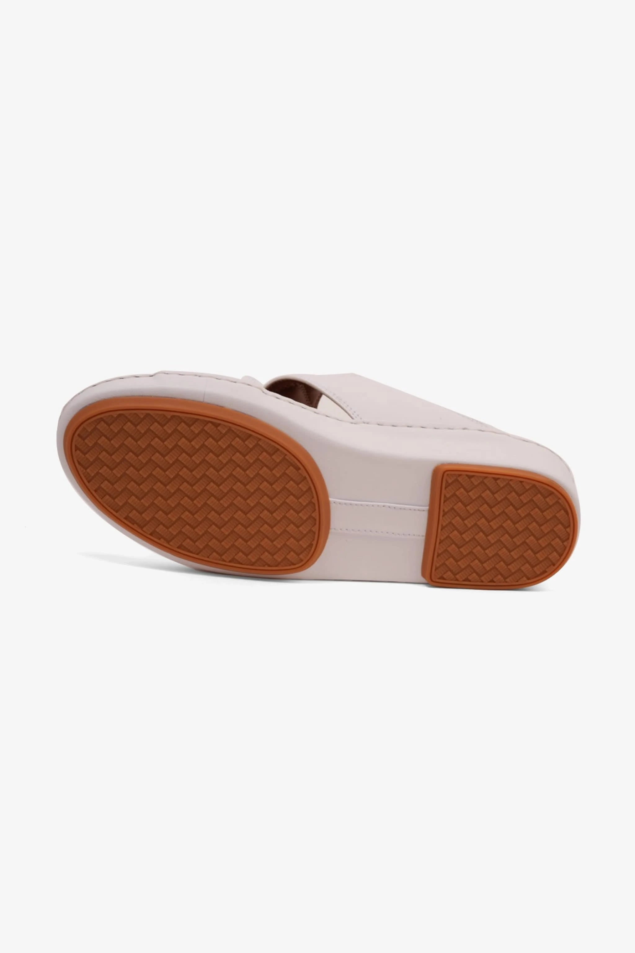 COMFORT PLUS LUXURIOUS LEATHER SANDAL FOR EVERYDAY WHITE - Seventy7