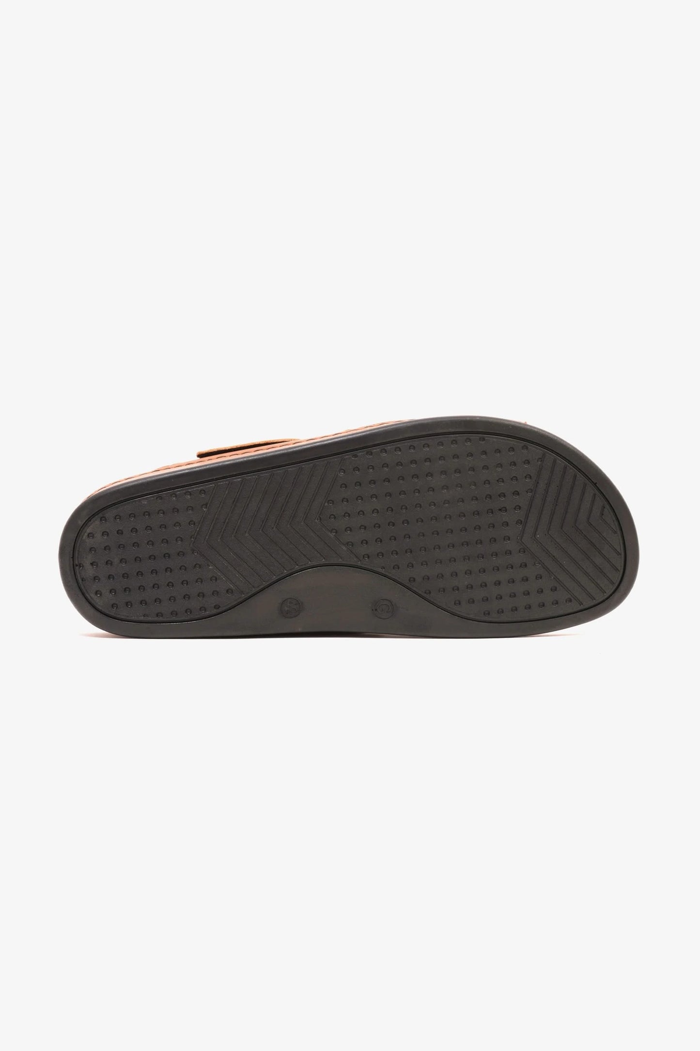 Comfort Plus Men's Al Waha Textured Slip-On Arabic Sandals Tan - Seventy7