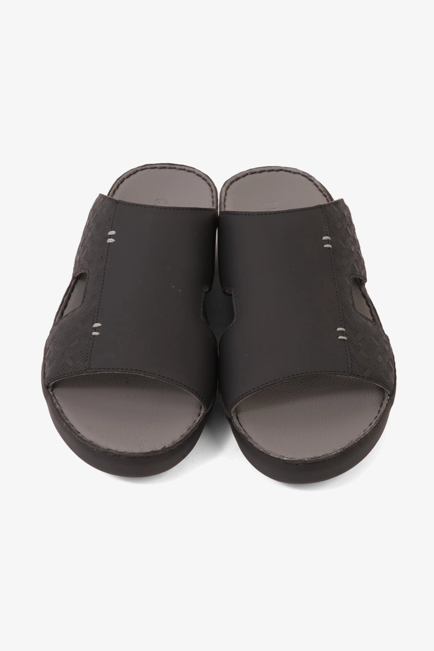 UOMO CAVALIER MEN'S ELITE COMFORT ARABIC SANDALS BLACK - Seventy7