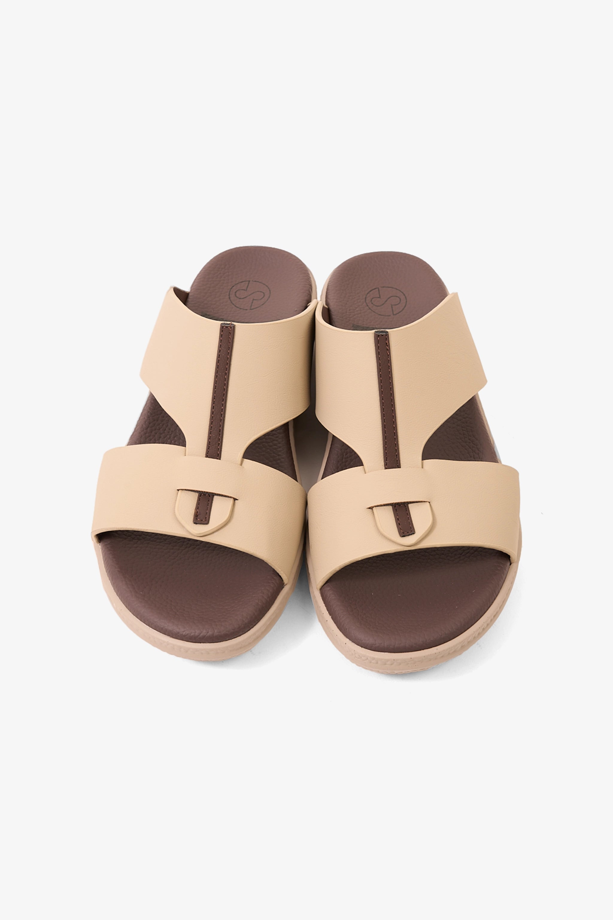 COMFORT PLUS GLIDE LUXE ARABIC SANDALS BEIGE - Seventy7