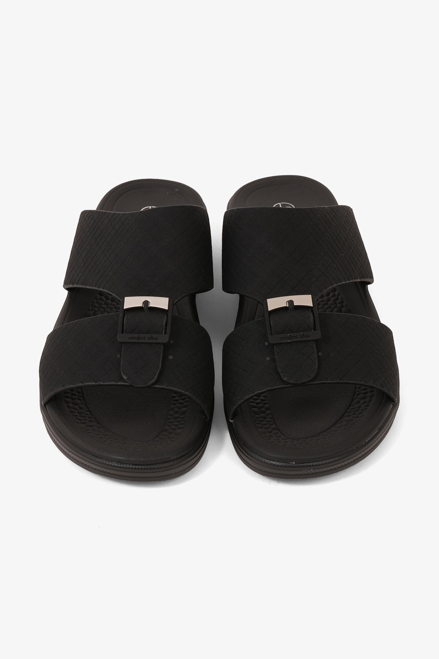 COMFORT PLUS BOYS CLASSIC ARABIC SANDALS BLACK - Seventy7