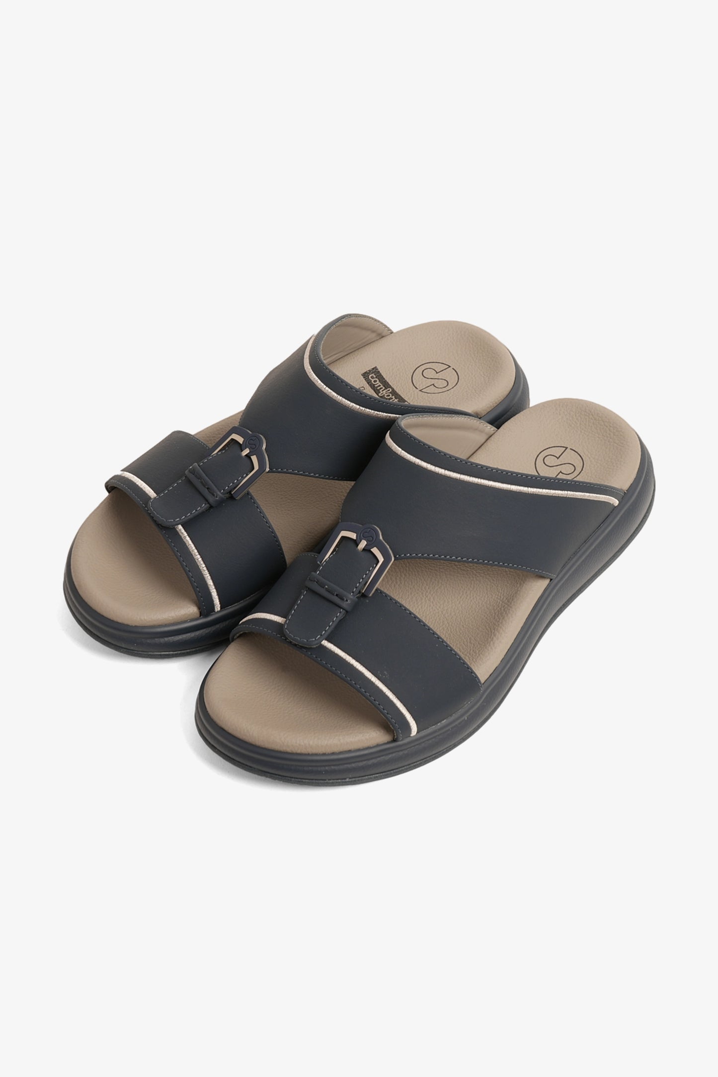 COMFORT PLUS MEN'S ADAPT ARABIC SANDALS NAVY - Seventy7