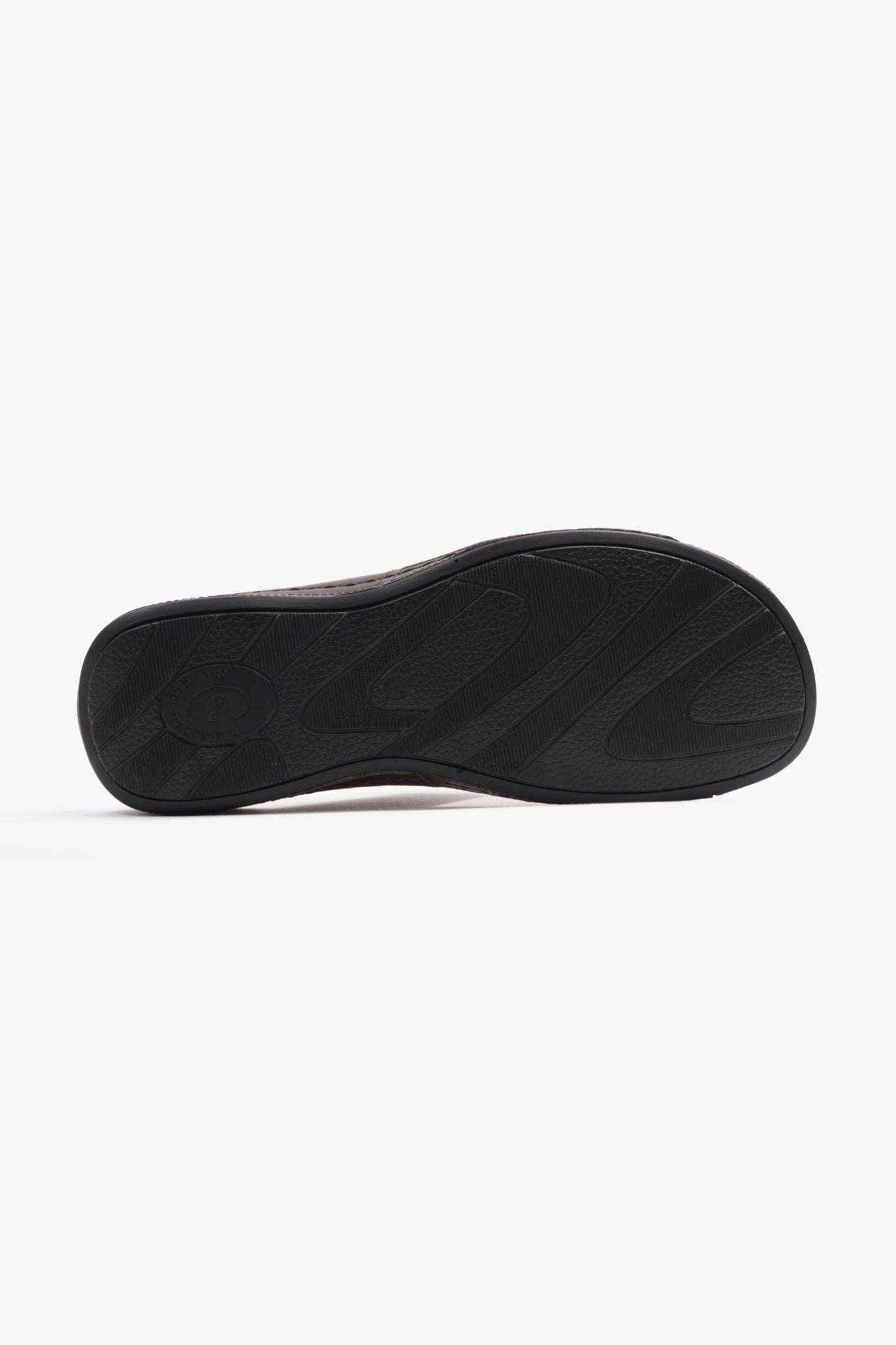 COMFORT PLUS BREATHABLE PERFORATED LEATHER SANDALS BROWN - Seventy7