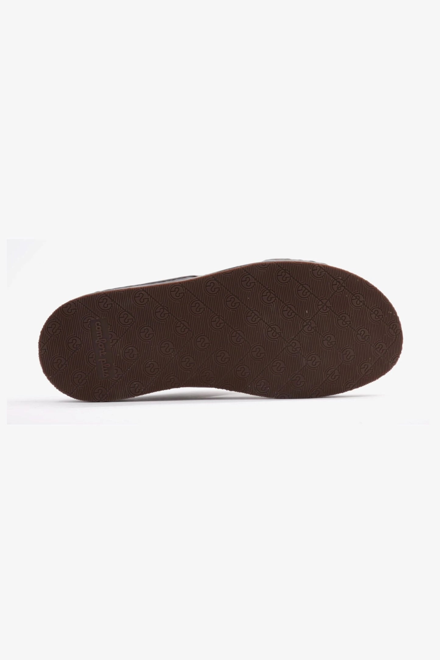 COMFORT PLUS EMBOSSED LEATHER HANDSTITCHED ARABIC SANDALS BROWN - Seventy7