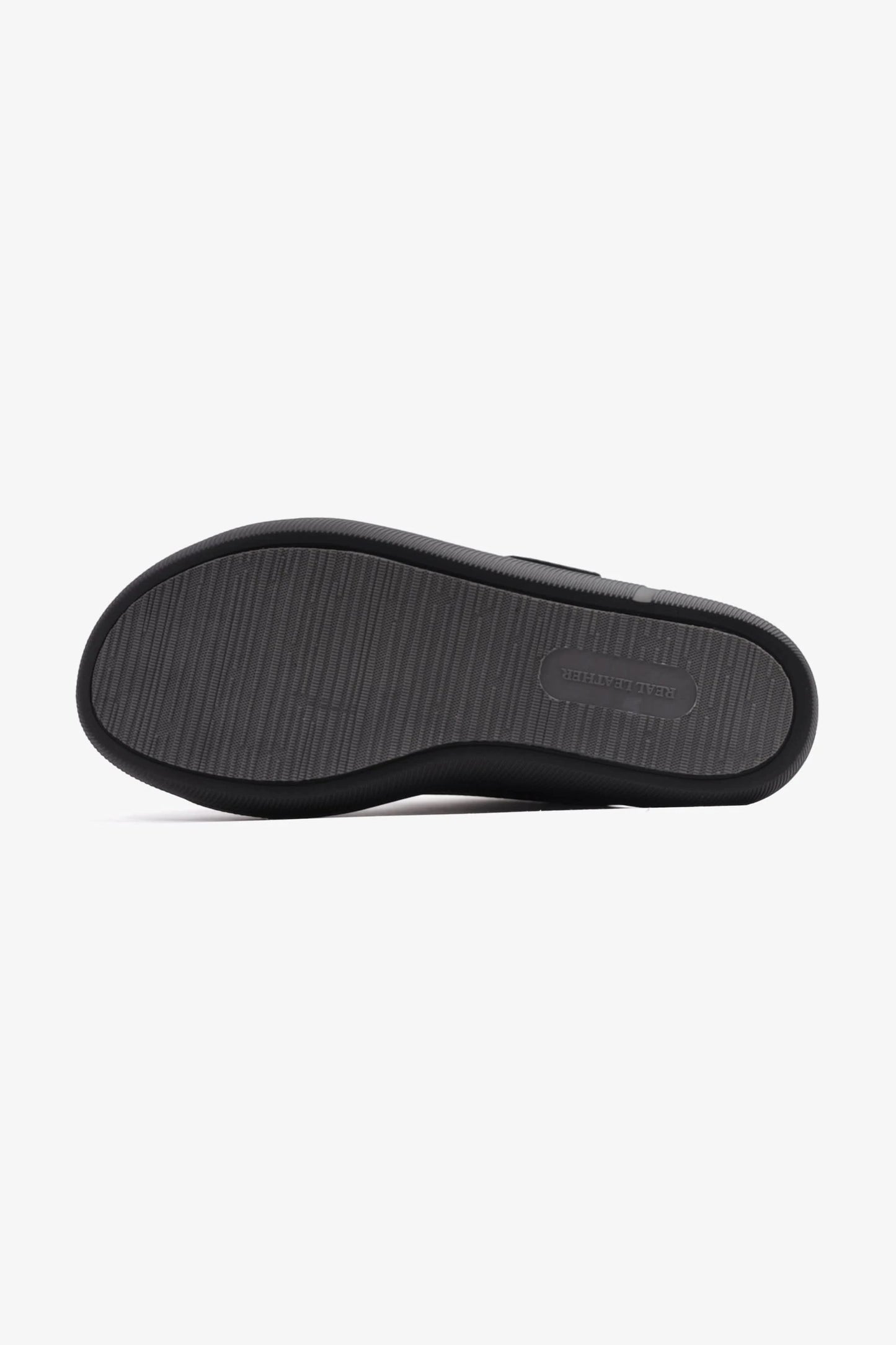 UOMO CAVALIER MENS'S DESIGNER SANDALS WITH STRAP BLACK - Seventy7