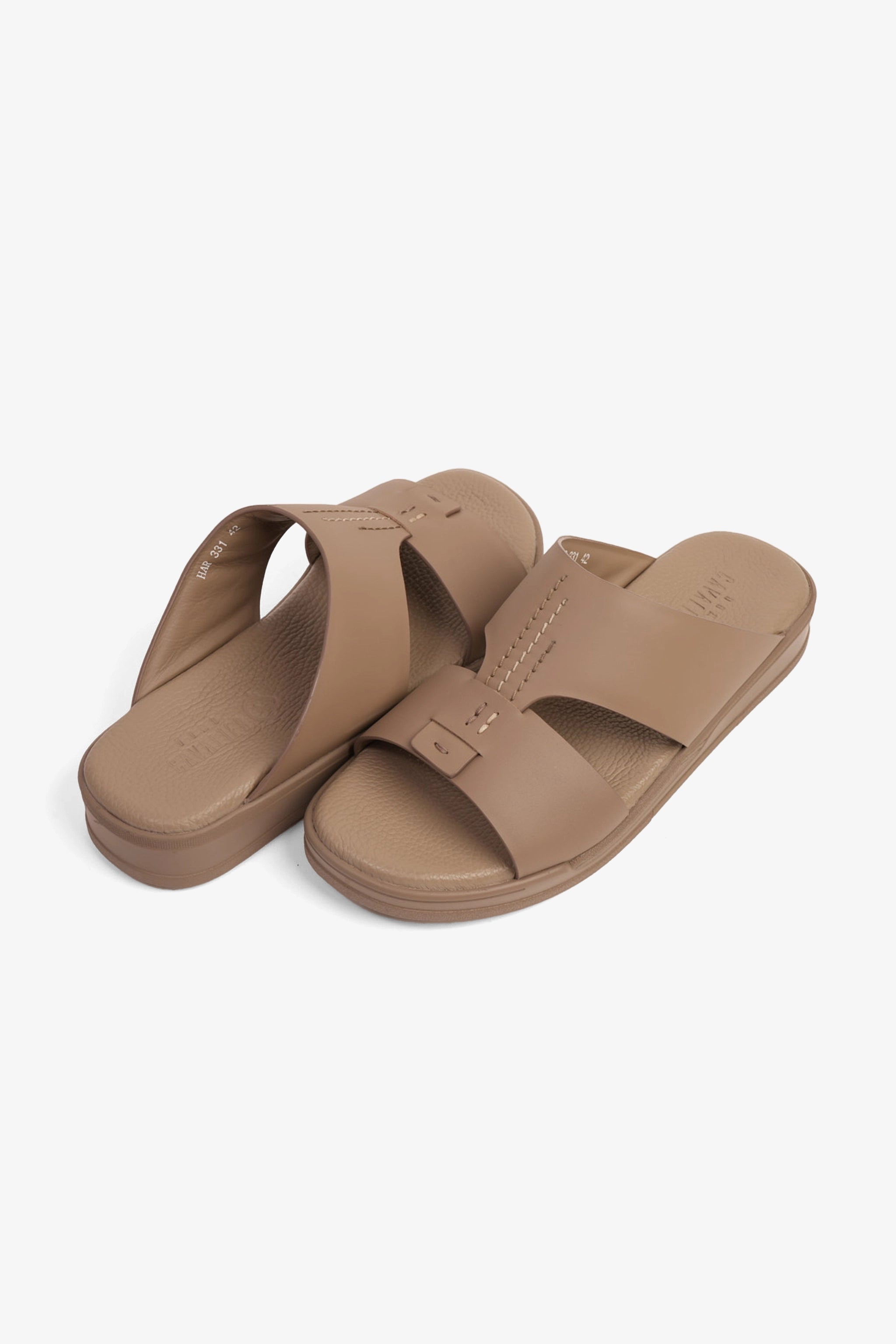 UOMO CAVALIER MEN'S LEATHER SANDALS COMFORT REDEFINED EARTH - Seventy7