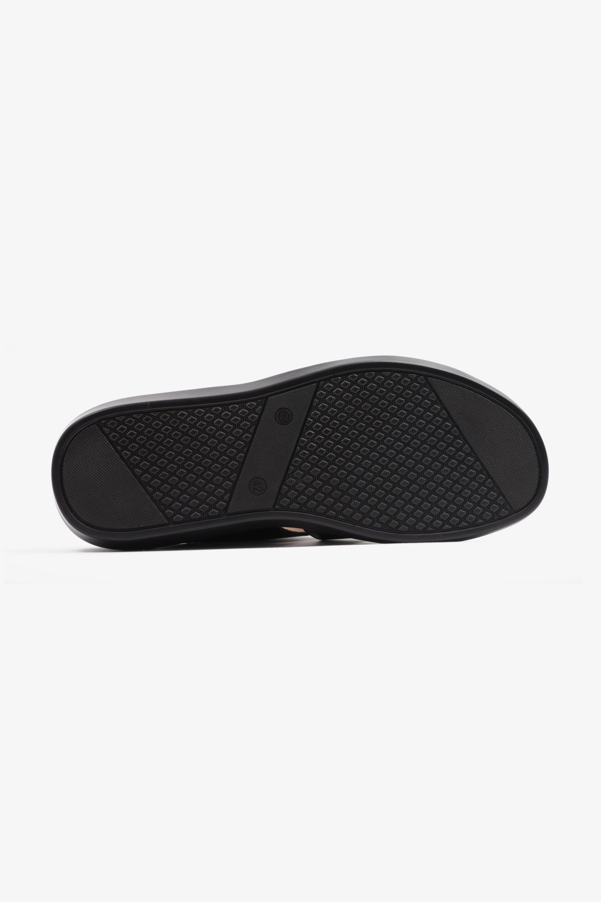 COMFORT PLUS MEN'S 2.2MM SANDALS BLACK - Seventy7