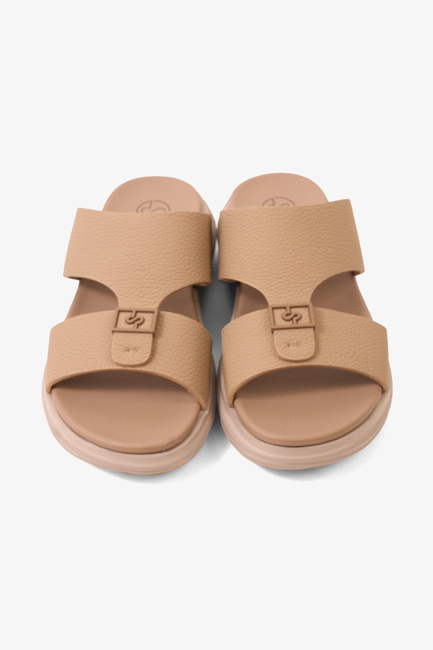 COMFORT PLUS SIGNATURE STEP ARABIC SANDALS KHAKI - Seventy7