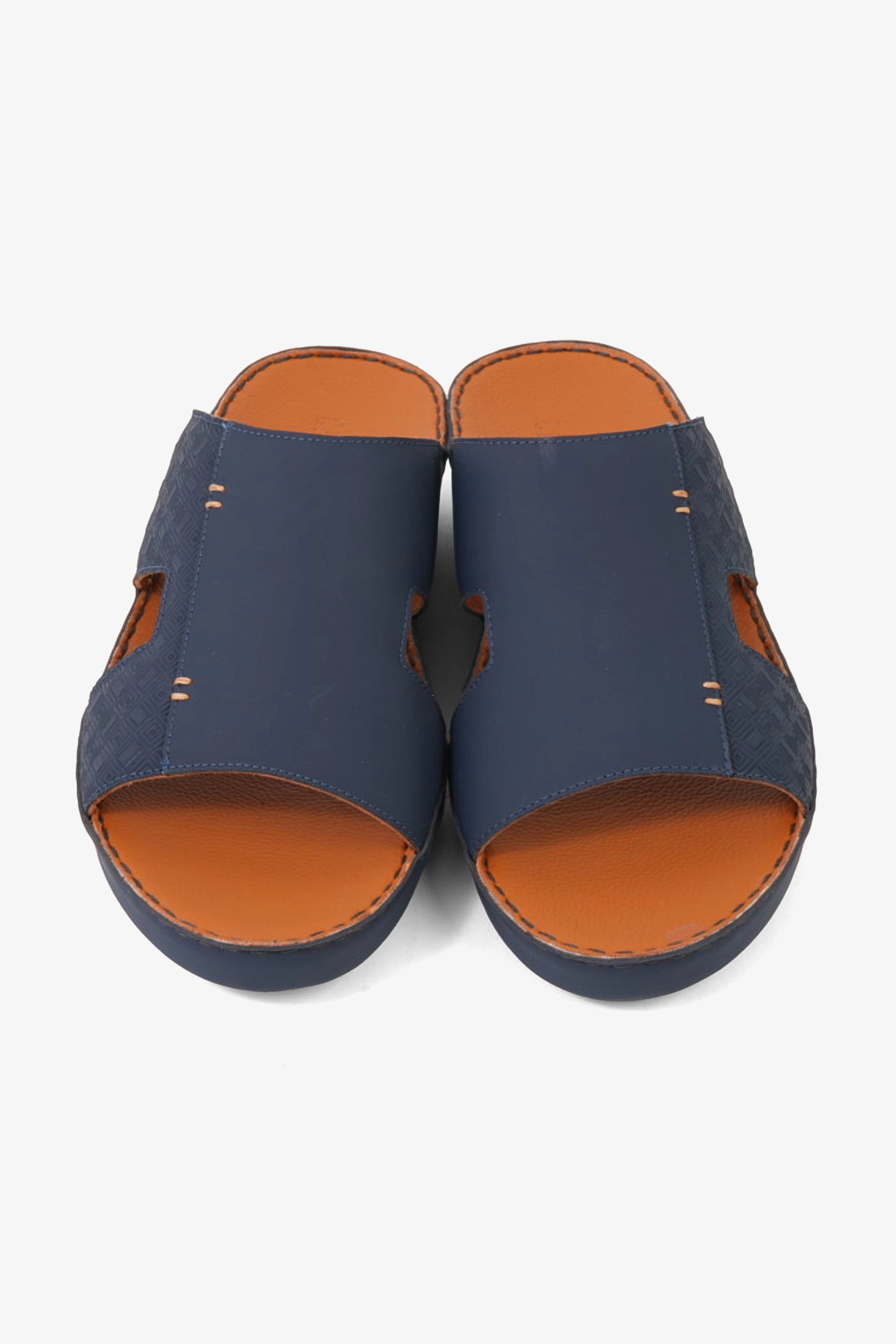 UOMO CAVALIER MEN'S ELITE COMFORT ARABIC SANDALS NAVY - Seventy7