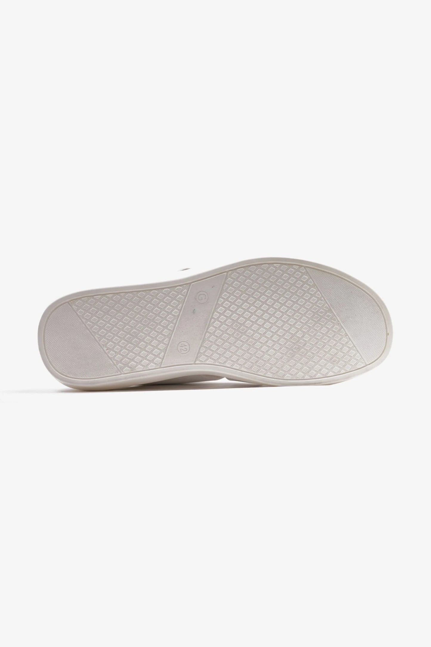 COMFORT PLUS MEN'S 2.2MM SANDALS WHITE - Seventy7