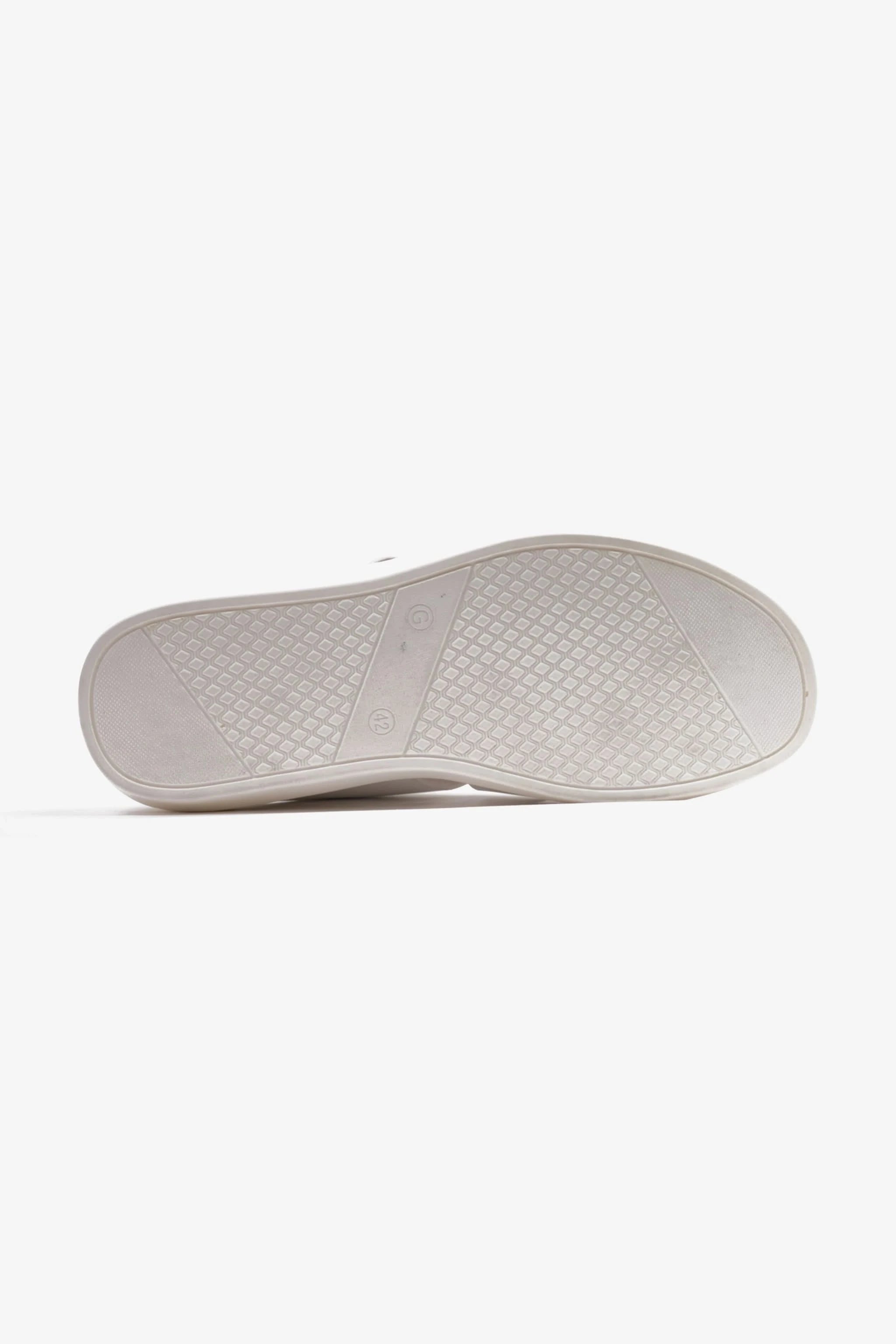 COMFORT PLUS MEN'S 2.2MM SANDALS WHITE - Seventy7