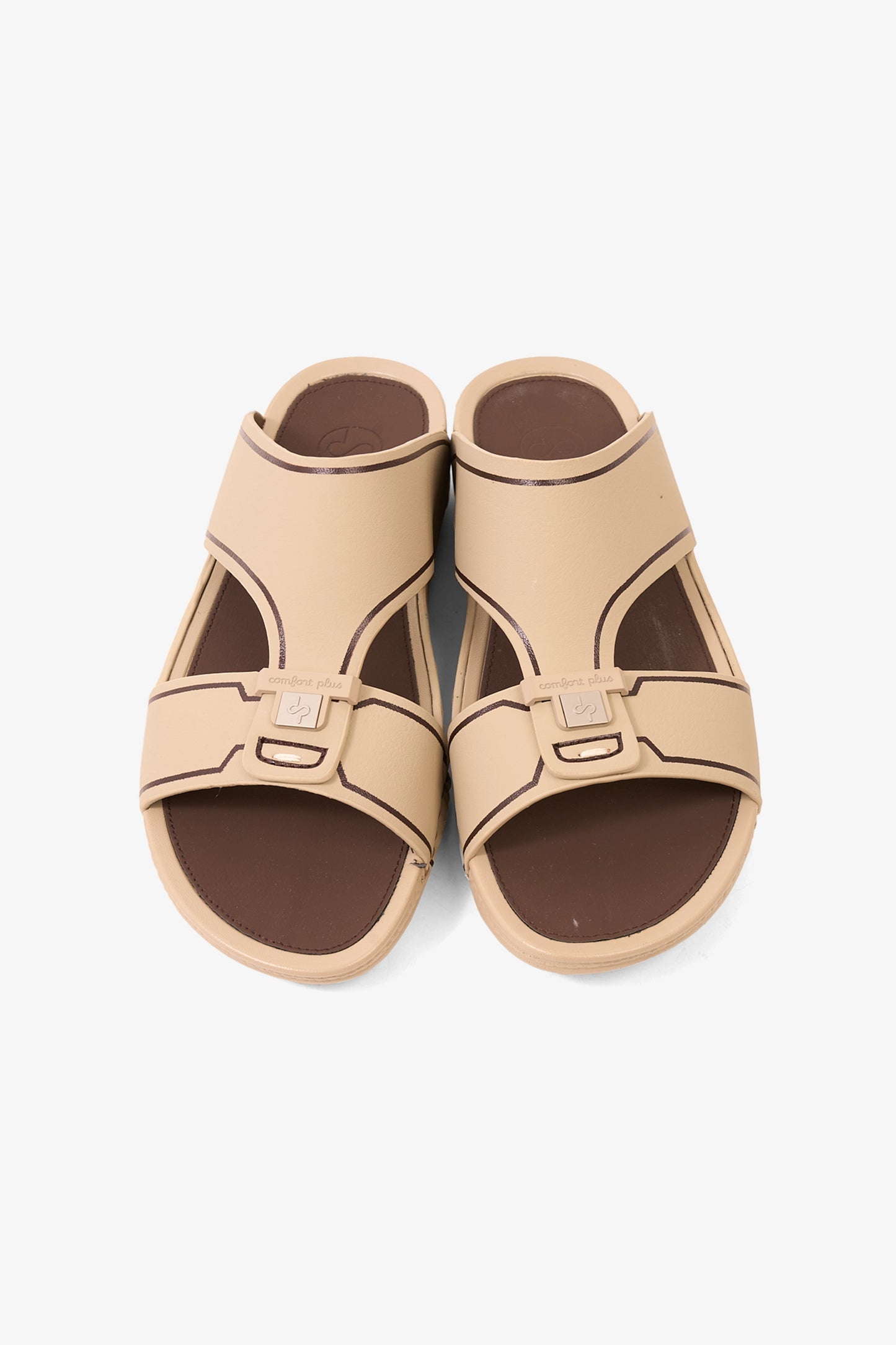 COMFORT PLUS EQUILIBRIUM WALK ARABIC SANDALS BEIGE - Seventy7