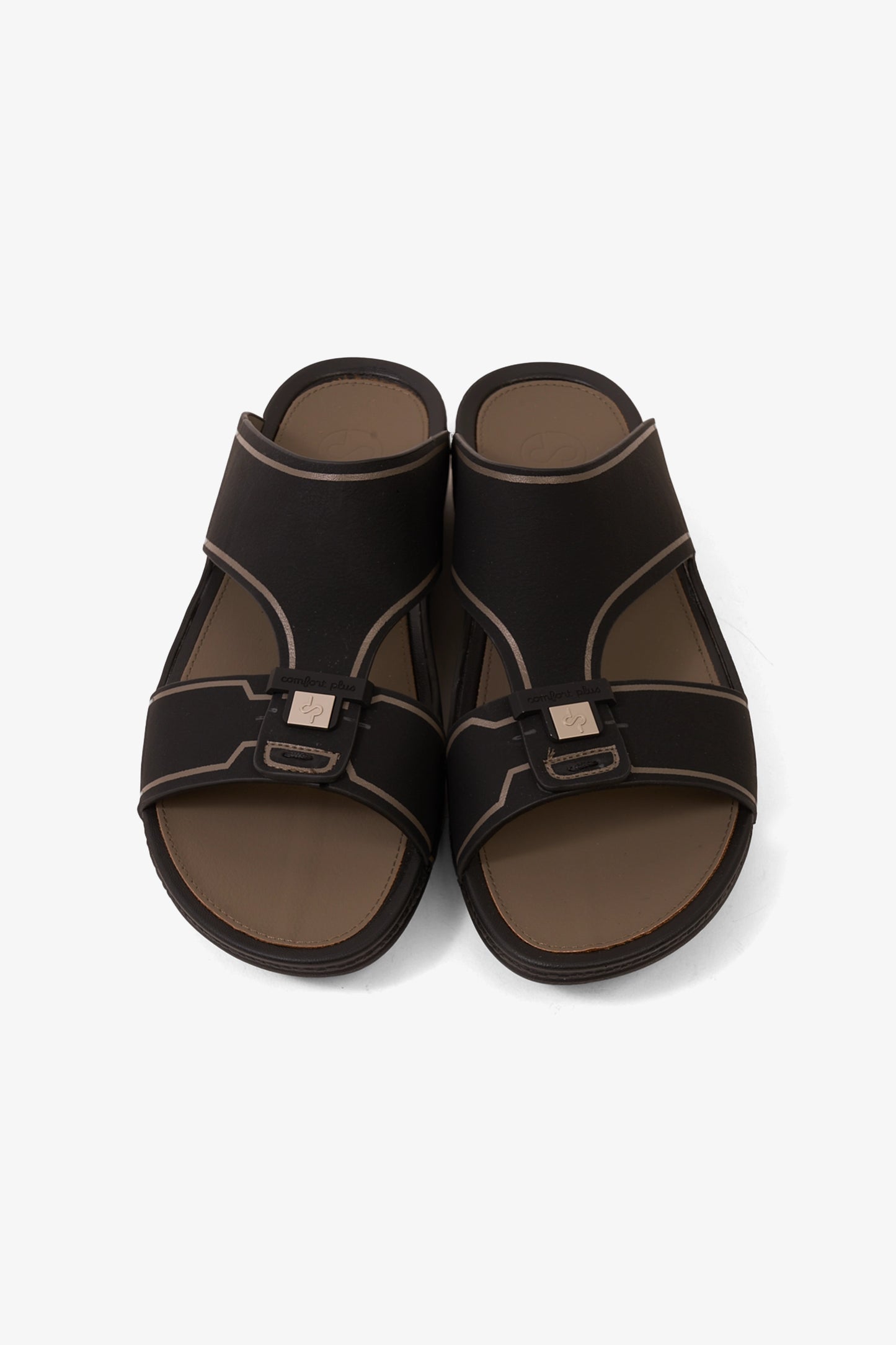 COMFORT PLUS EQUILIBRIUM WALK ARABIC SANDALS BLACK - Seventy7