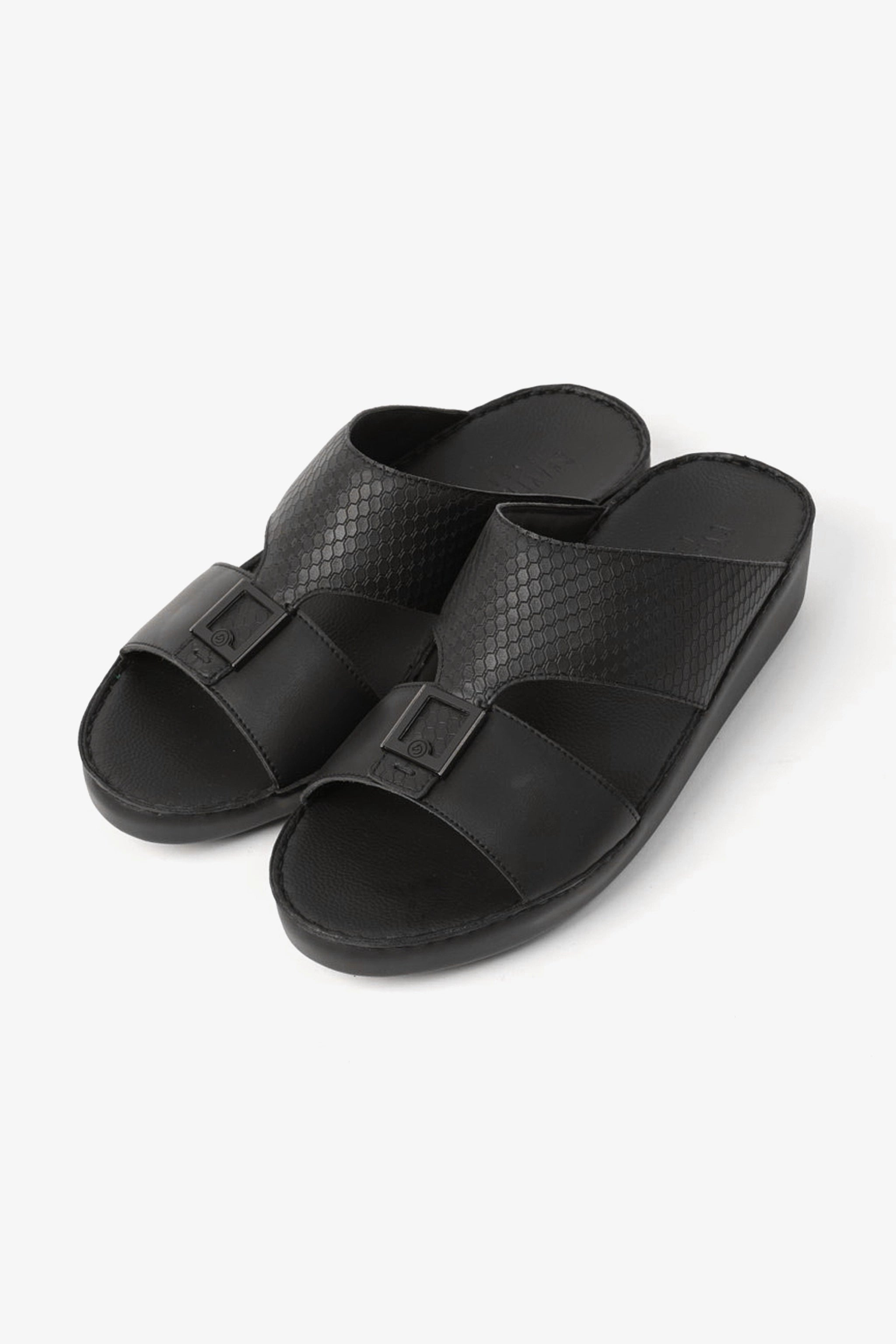 UOMO CAVALIER MENS SANDALS - CV1110 BLACK - Seventy7