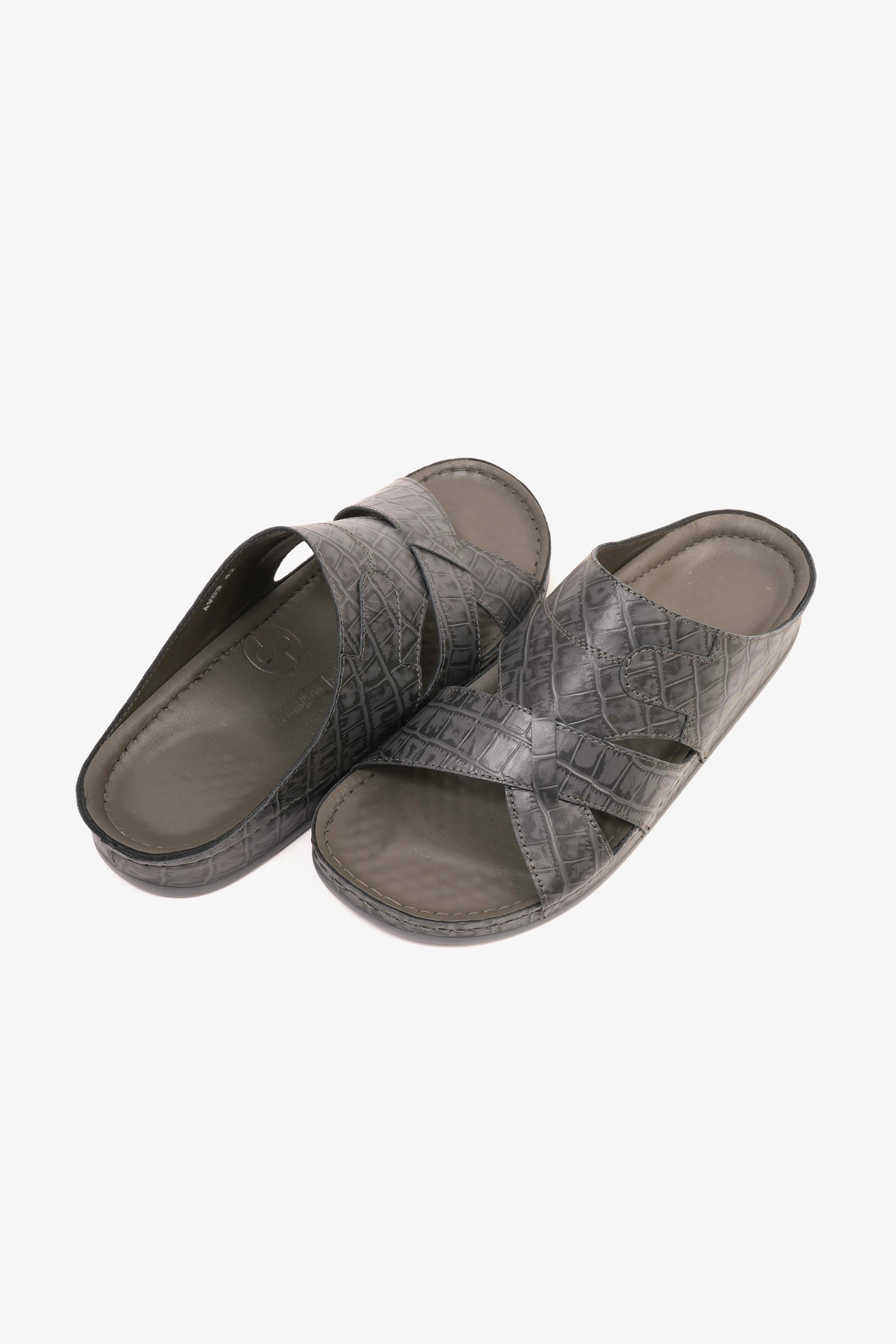 COMFORT PLUS MENS SANDALS  -  AV03 GREY - Seventy7