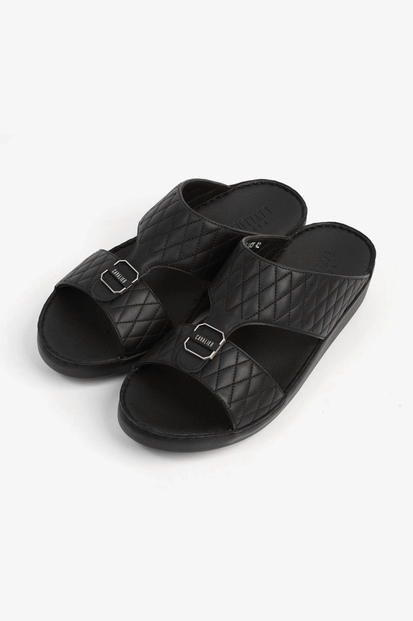 UOMO CAVALIER MENS SANDALS  - CV1105 BLACK - Seventy7