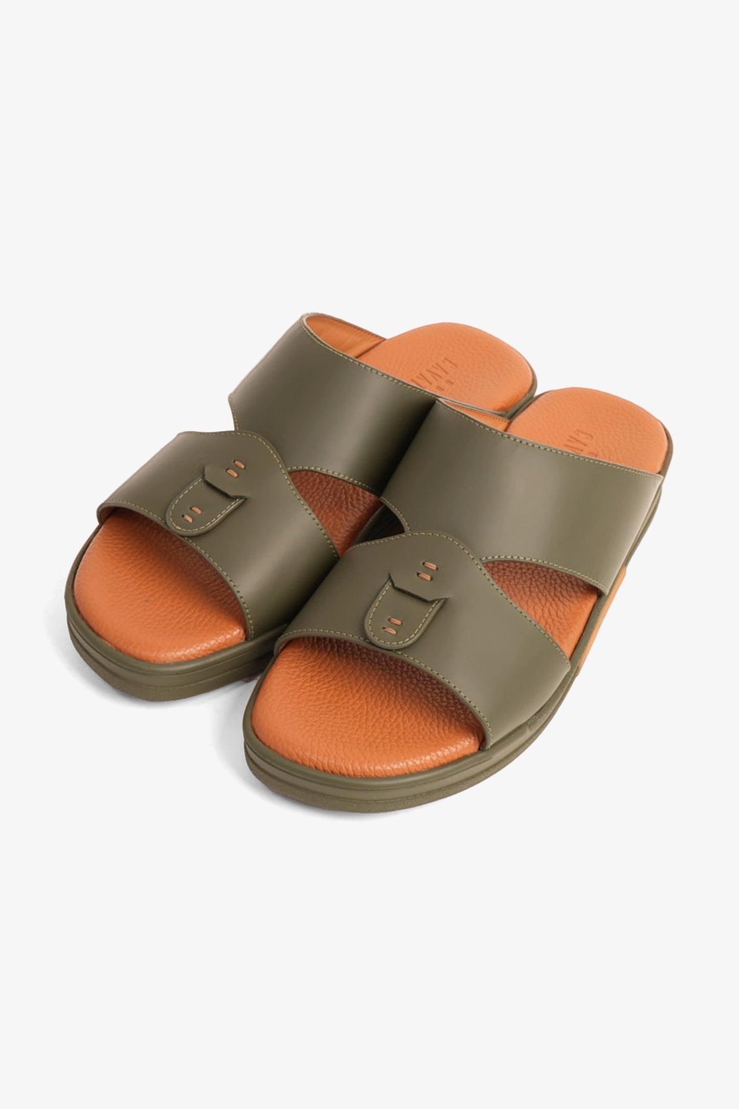 UOMO CAVALIER MENS SANDALS - HAR 329 OLIVE - Seventy7