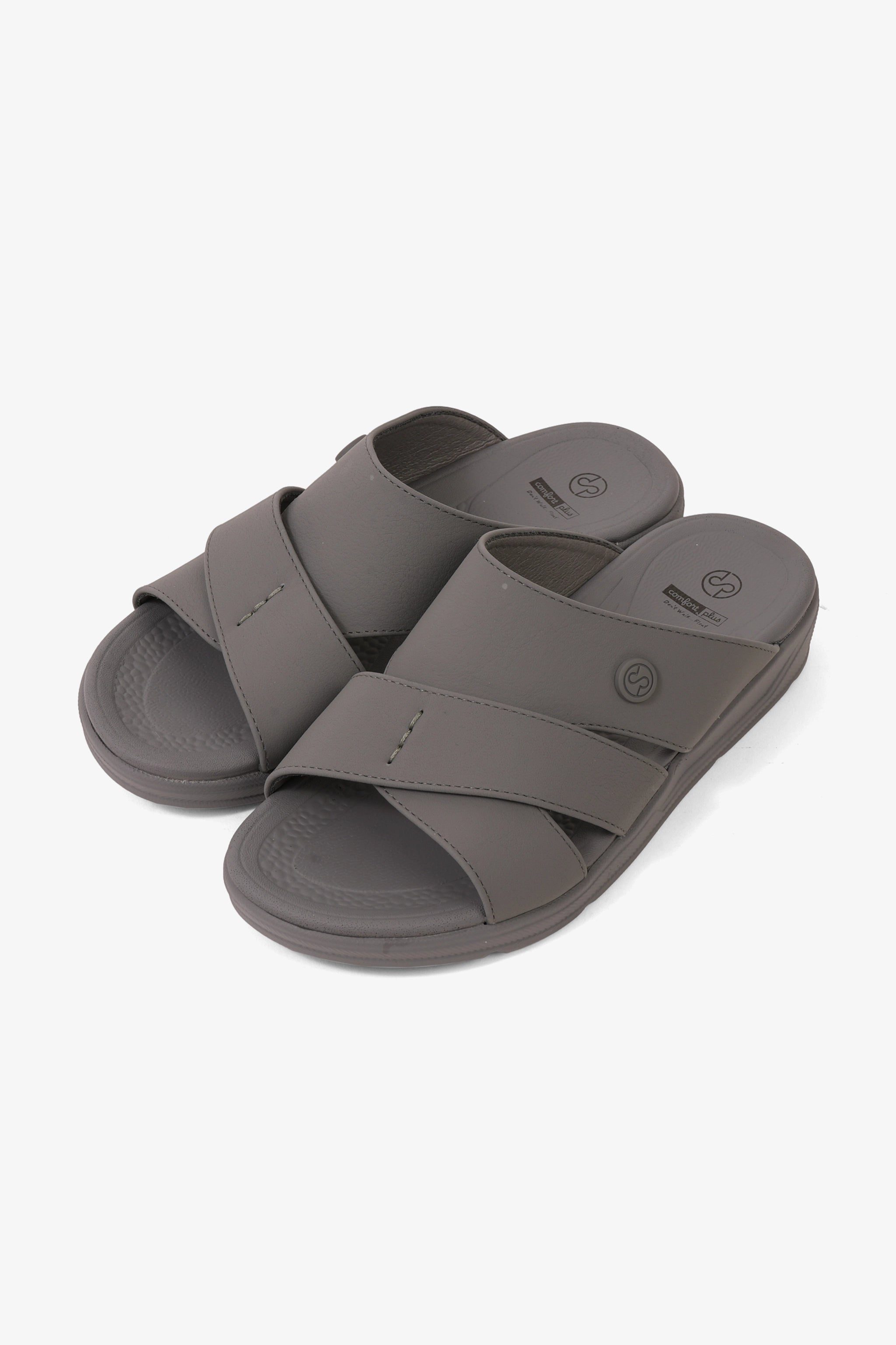COMFORT PLUS BOYS COMFORT ARABIC SANDALS GREY - Seventy7