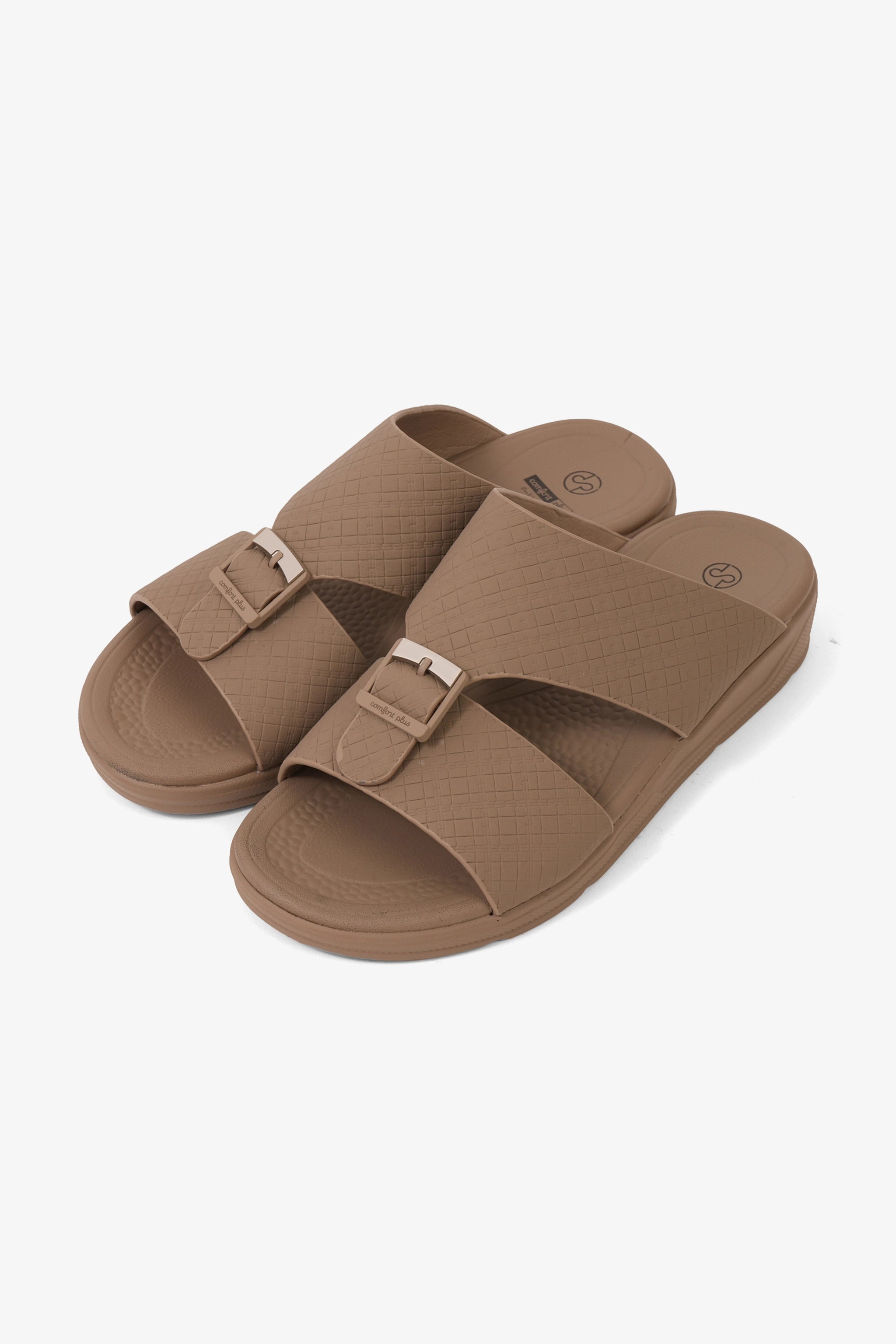 COMFORT PLUS BOYS CLASSIC ARABIC SANDALS STONE - Seventy7