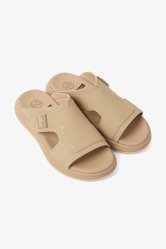 COMFORT PLUS MEN'S ULTRA ELEVATE SANDALS BEIGE - Seventy7