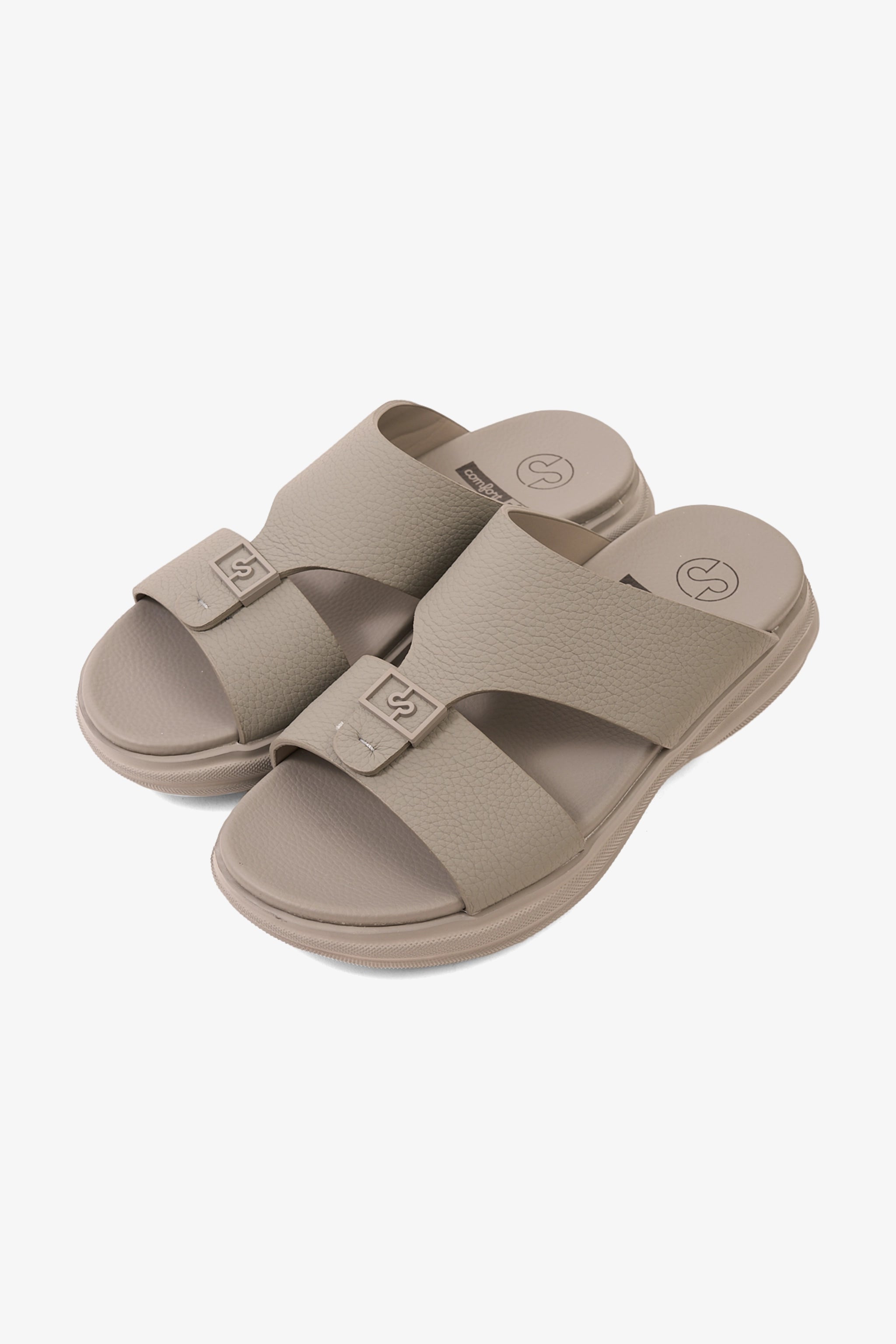 COMFORT PLUS SIGNATURE STEP ARABIC SANDALS GREY - Seventy7