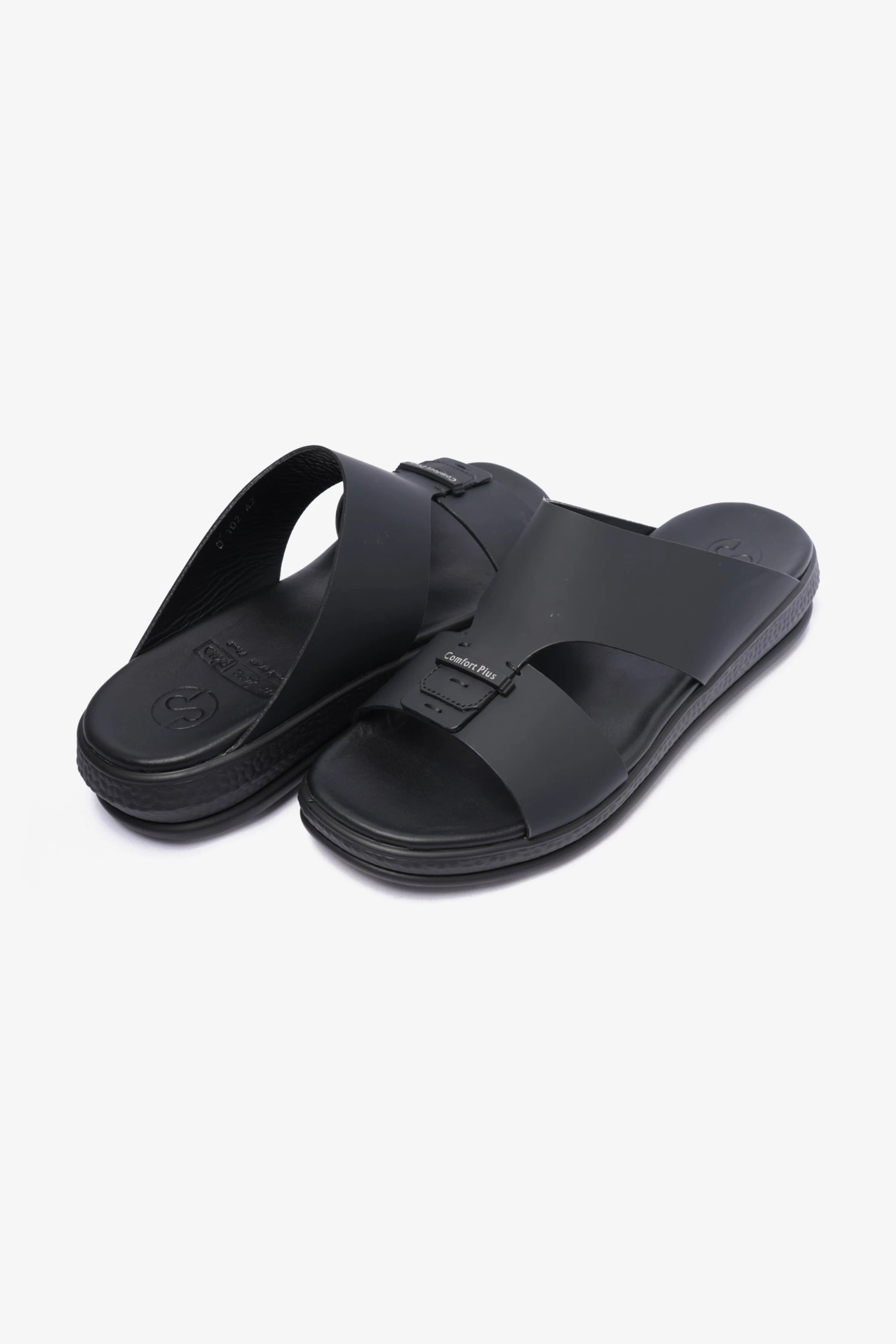 COMFORT PLUS STYLISH MEN SANDAL BLACK - Seventy7