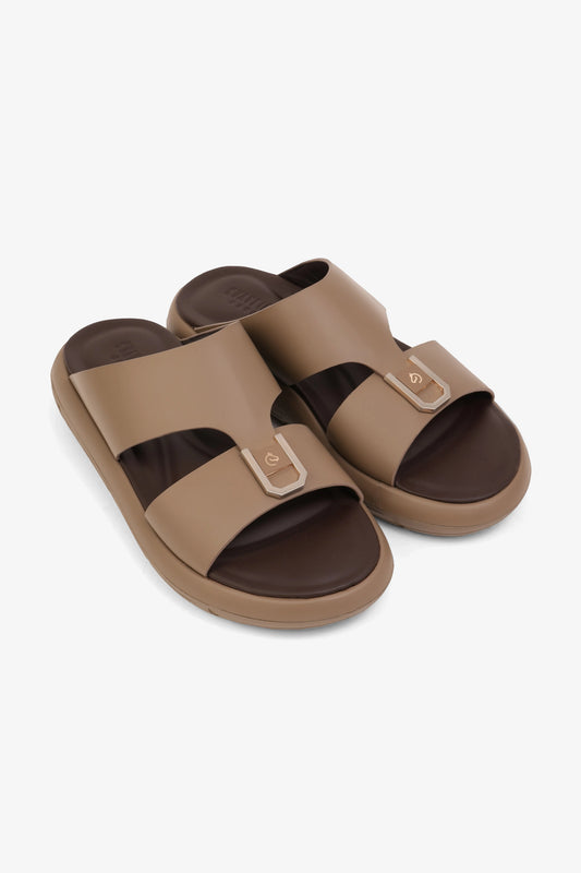 UOMO CAVALIER MENS PULSE ARABIC SANDALS STONE - Seventy7