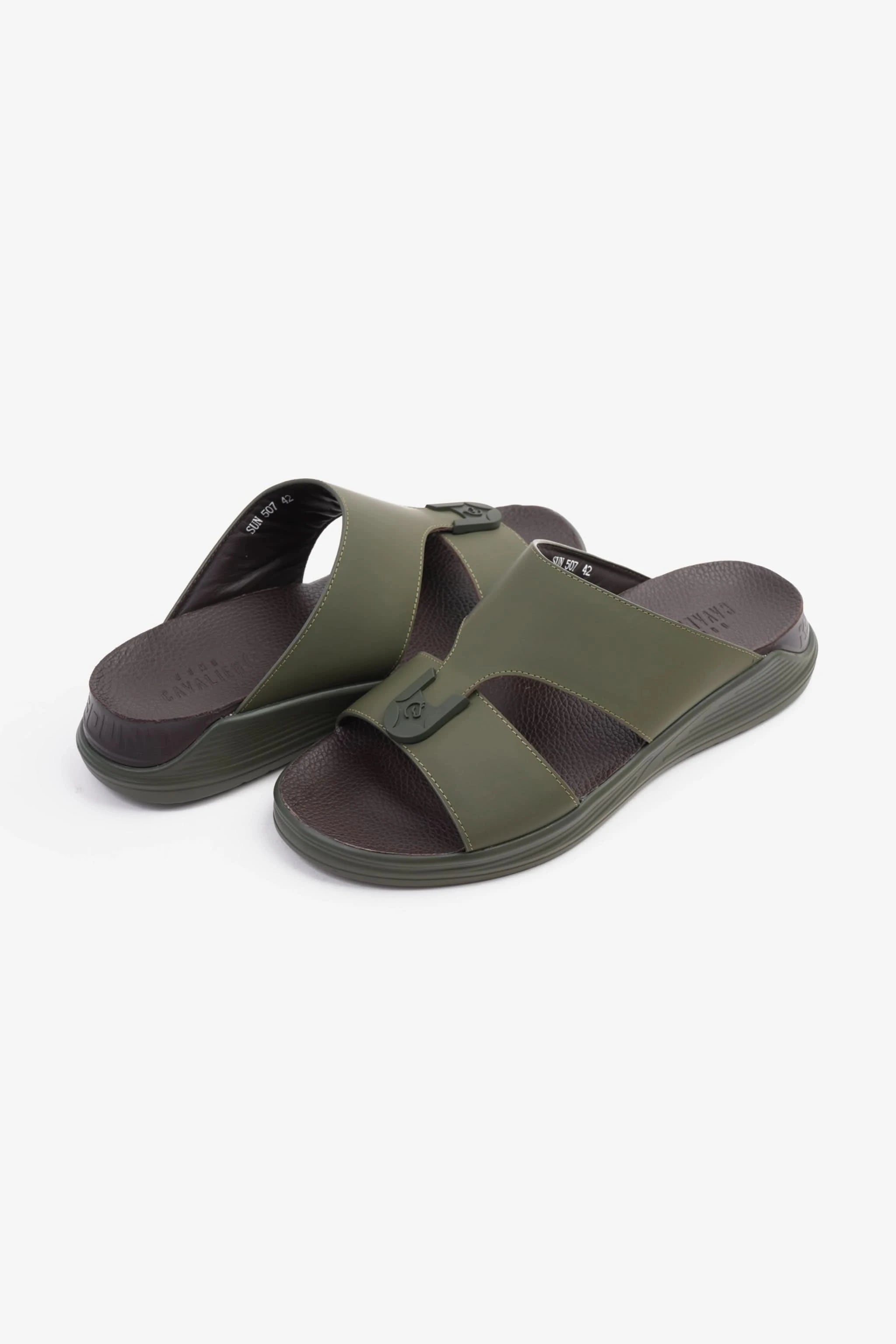 UOMO CAVALIER CLASSIC SANDALS FOR MEN'S OLIVE - Seventy7