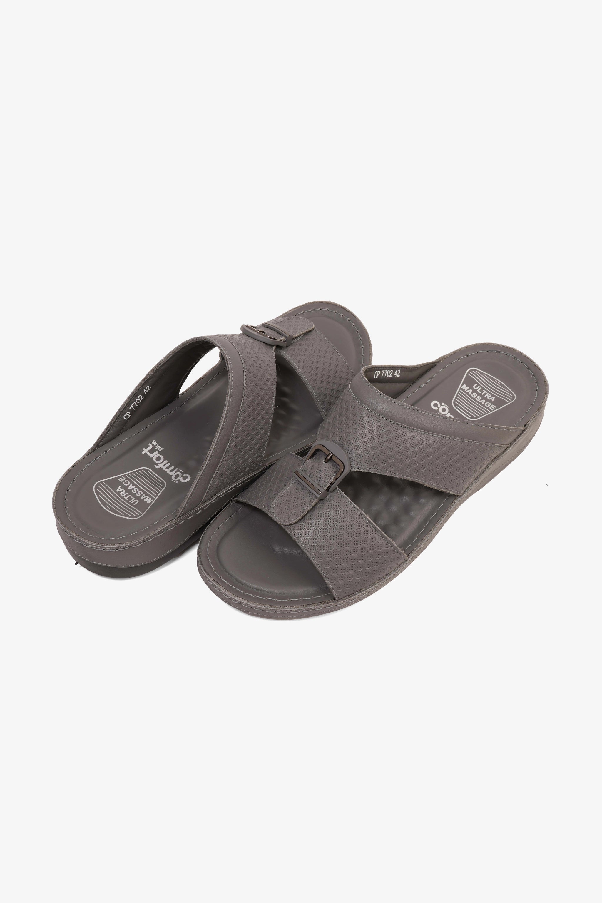 COMFORT PLUS MENS SANDALS - CP 7702 GREY - Seventy7