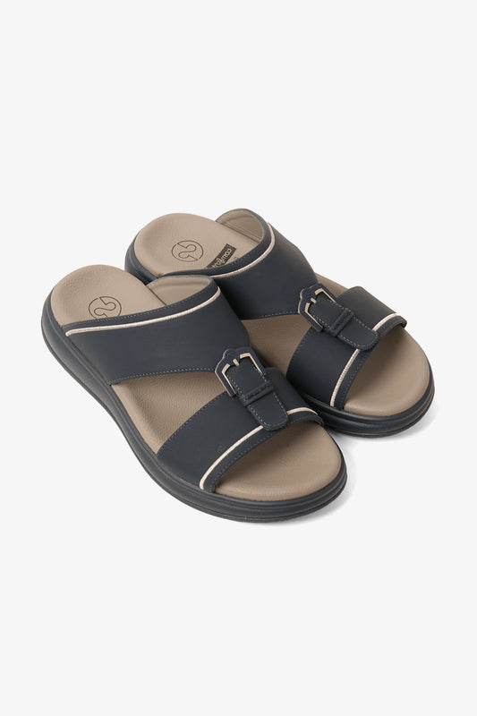 COMFORT PLUS MEN'S ADAPT ARABIC SANDALS NAVY - Seventy7