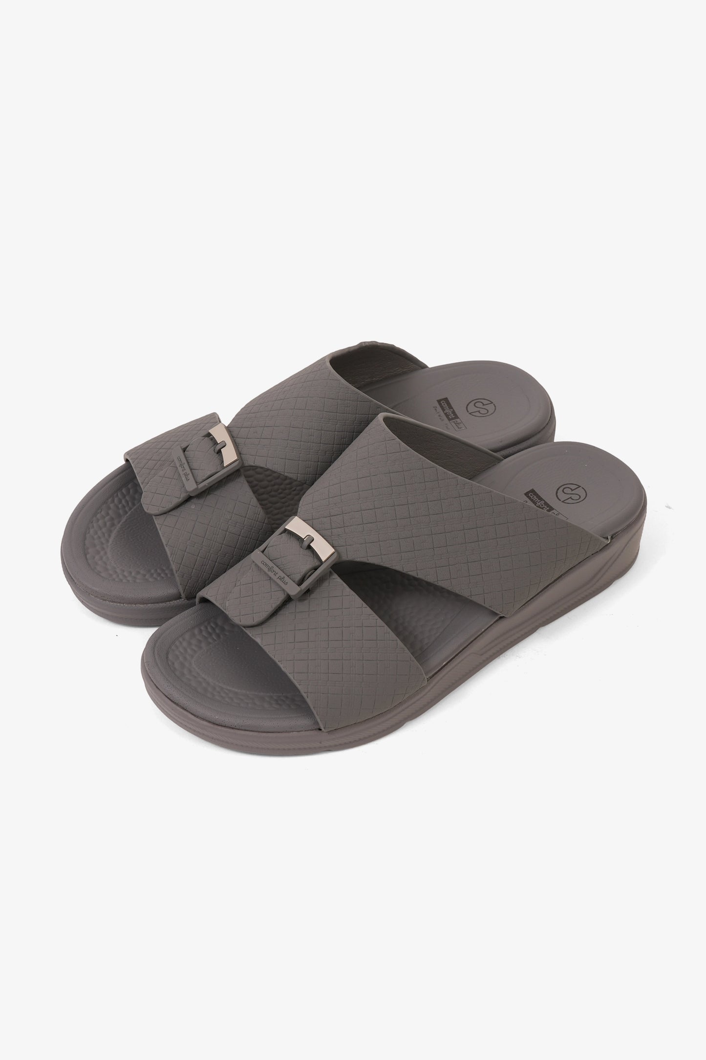 COMFORT PLUS BOYS CLASSIC ARABIC SANDALS GREY - Seventy7