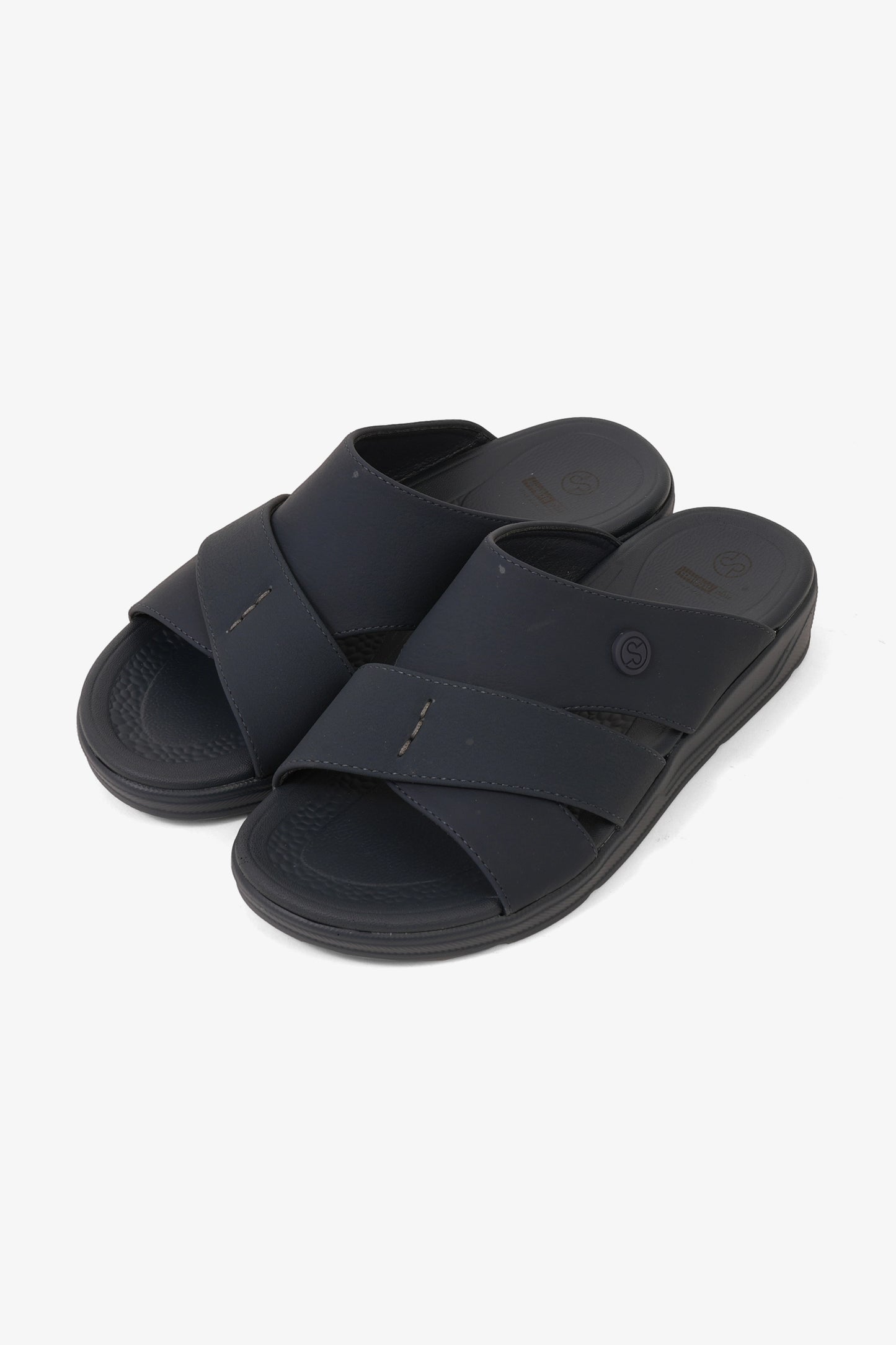 COMFORT PLUS BOYS COMFORT ARABIC SANDALS NAVY - Seventy7