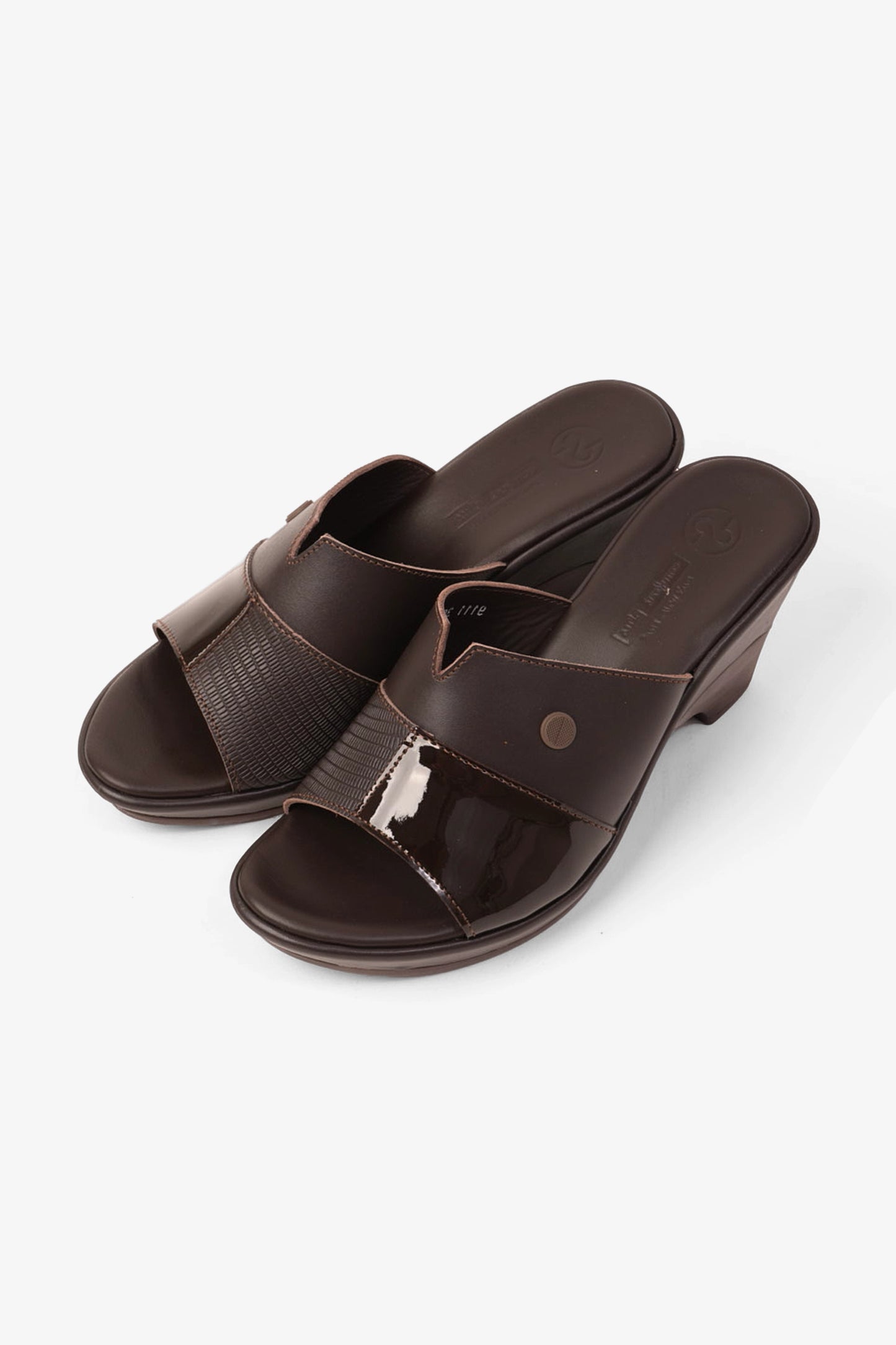 COMFORT PLUS LADIES SANDALS - 9111 BROWN - Seventy7