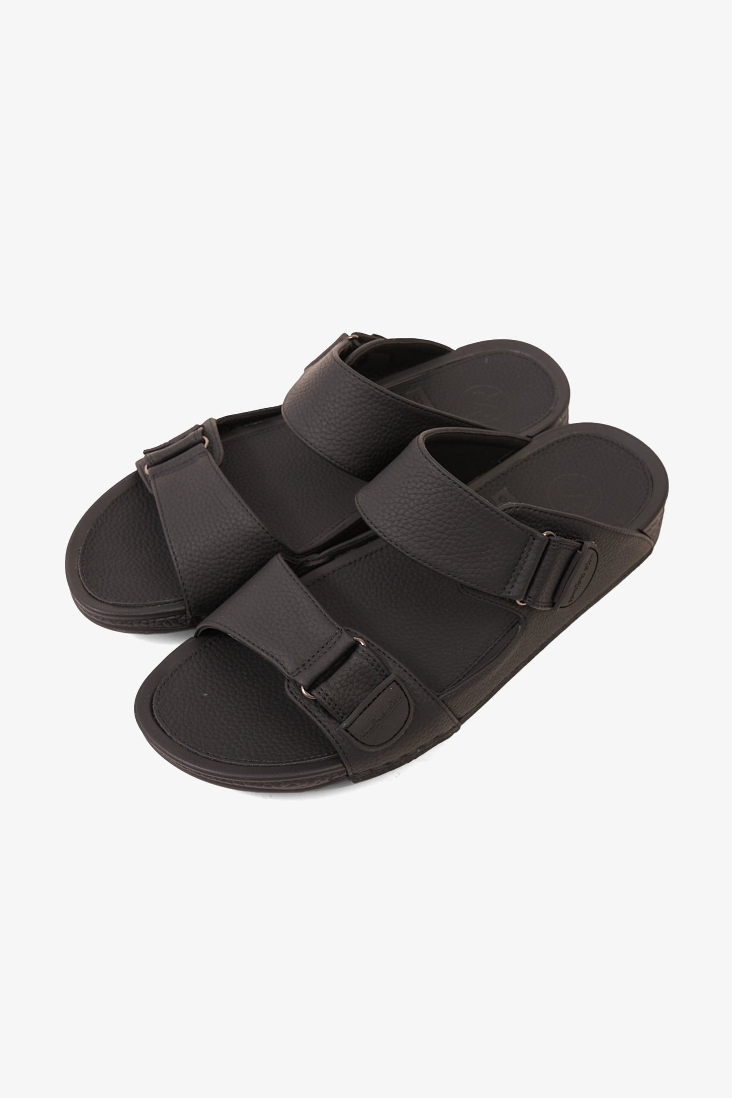 COMFORT PLUS ELITE CUSHION ARABIC SANDALS BLACK - Seventy7
