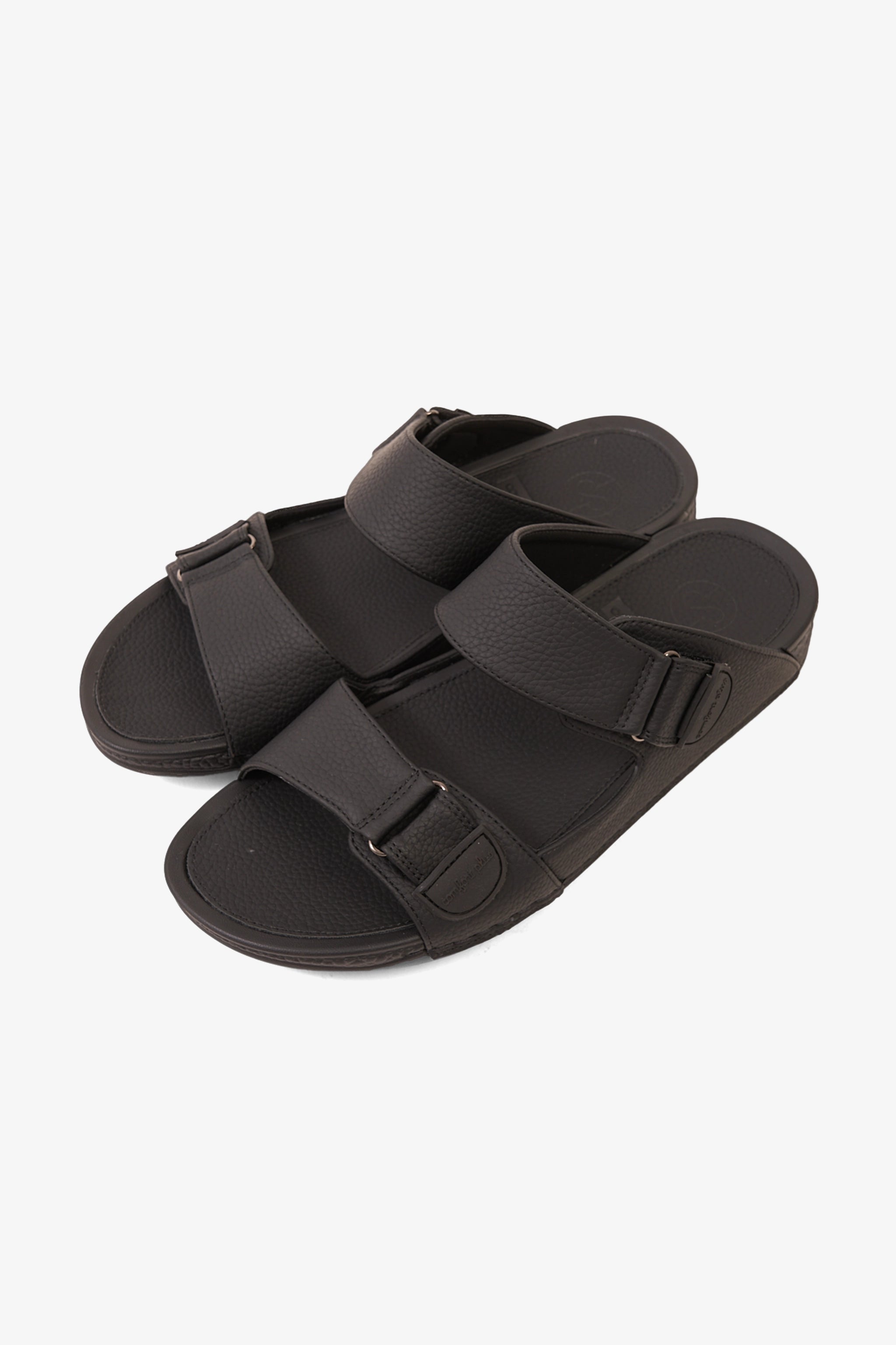 COMFORT PLUS ELITE CUSHION ARABIC SANDALS BLACK - Seventy7