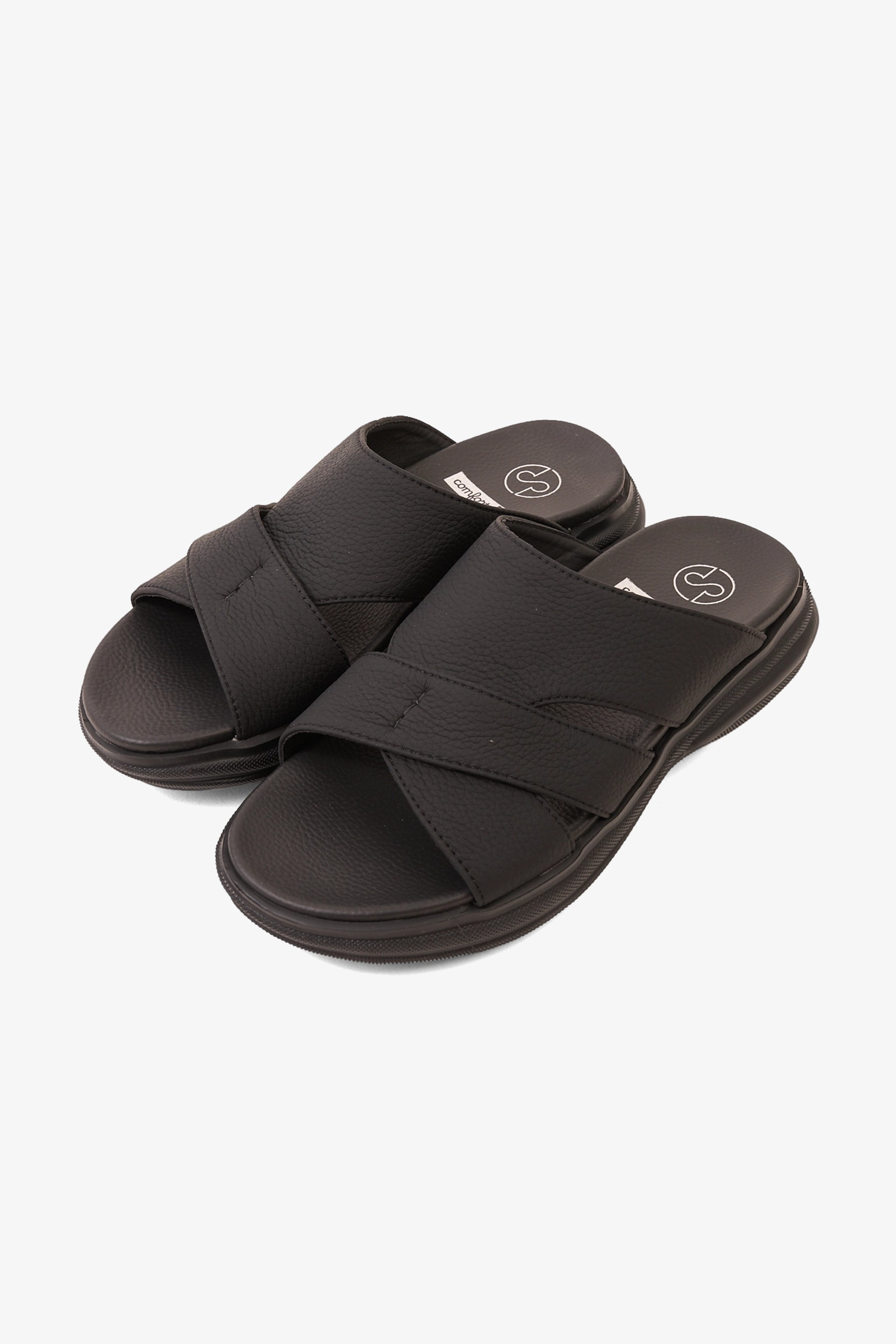 COMFORT PLUS CLOUD STEP ARABIC SANDALS BLACK - Seventy7