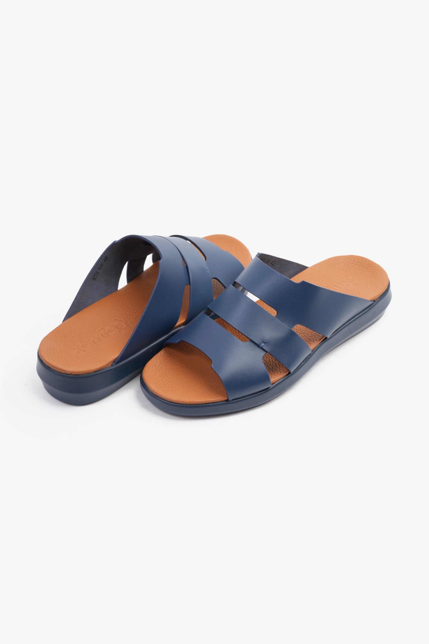COMFORT PLUS MEN'S 2.2MM SANDALS NAVY - Seventy7