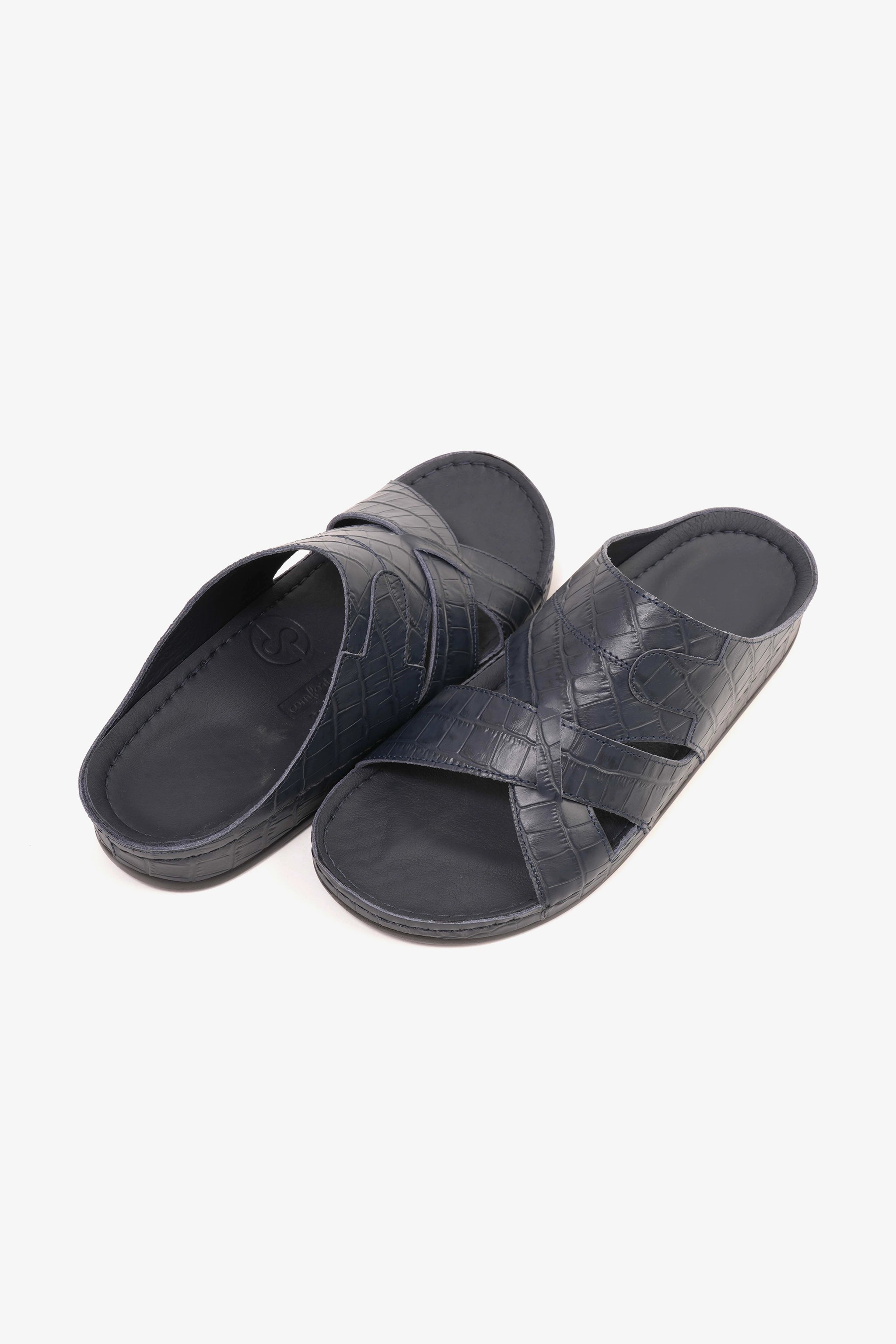 COMFORT PLUS MENS SANDALS  -  AV03 NAVY - Seventy7