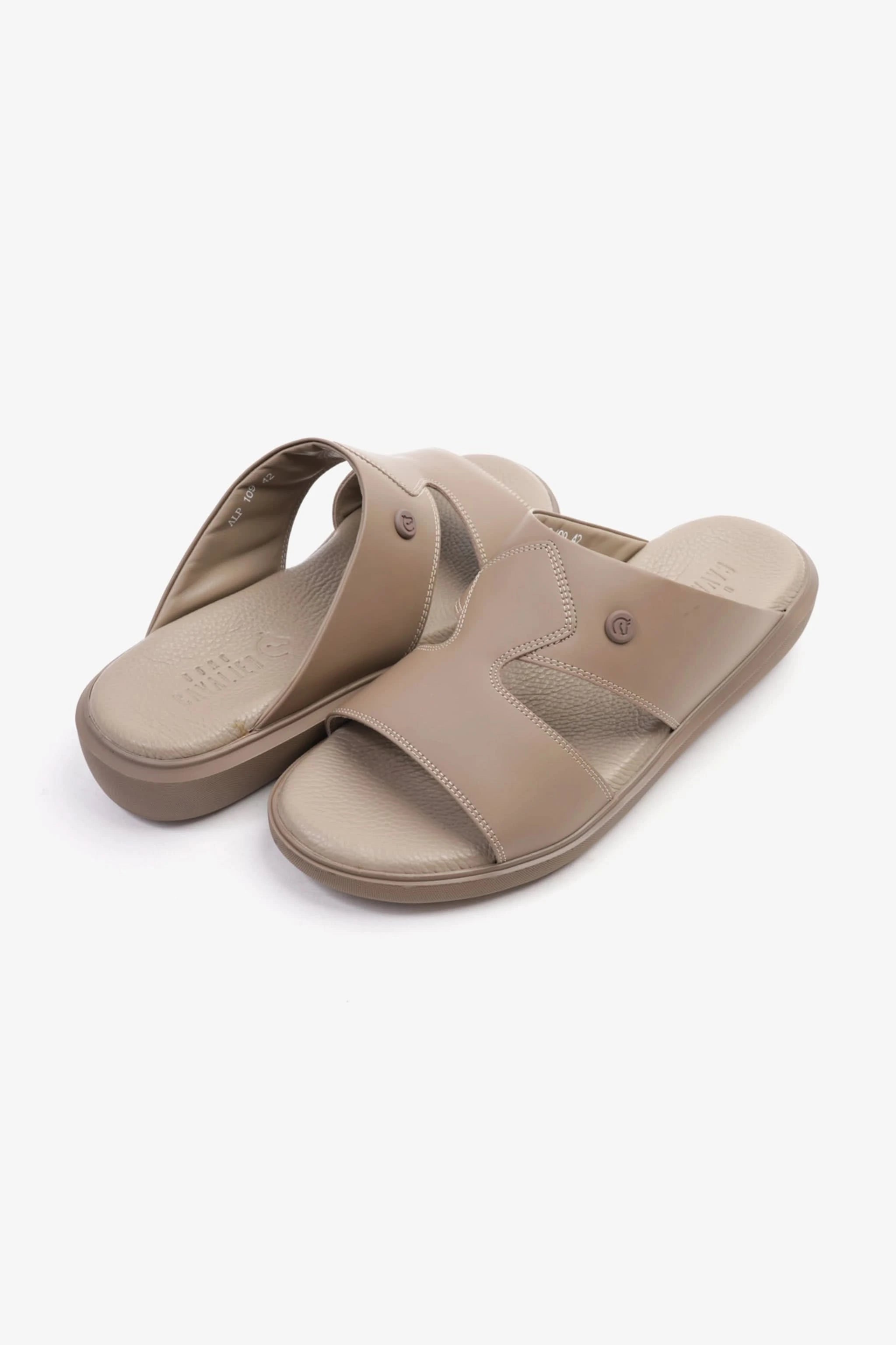 Uomo Cavalier Stylish Comfortable Footbed, Adjustable Side Clasp Stone - Seventy7