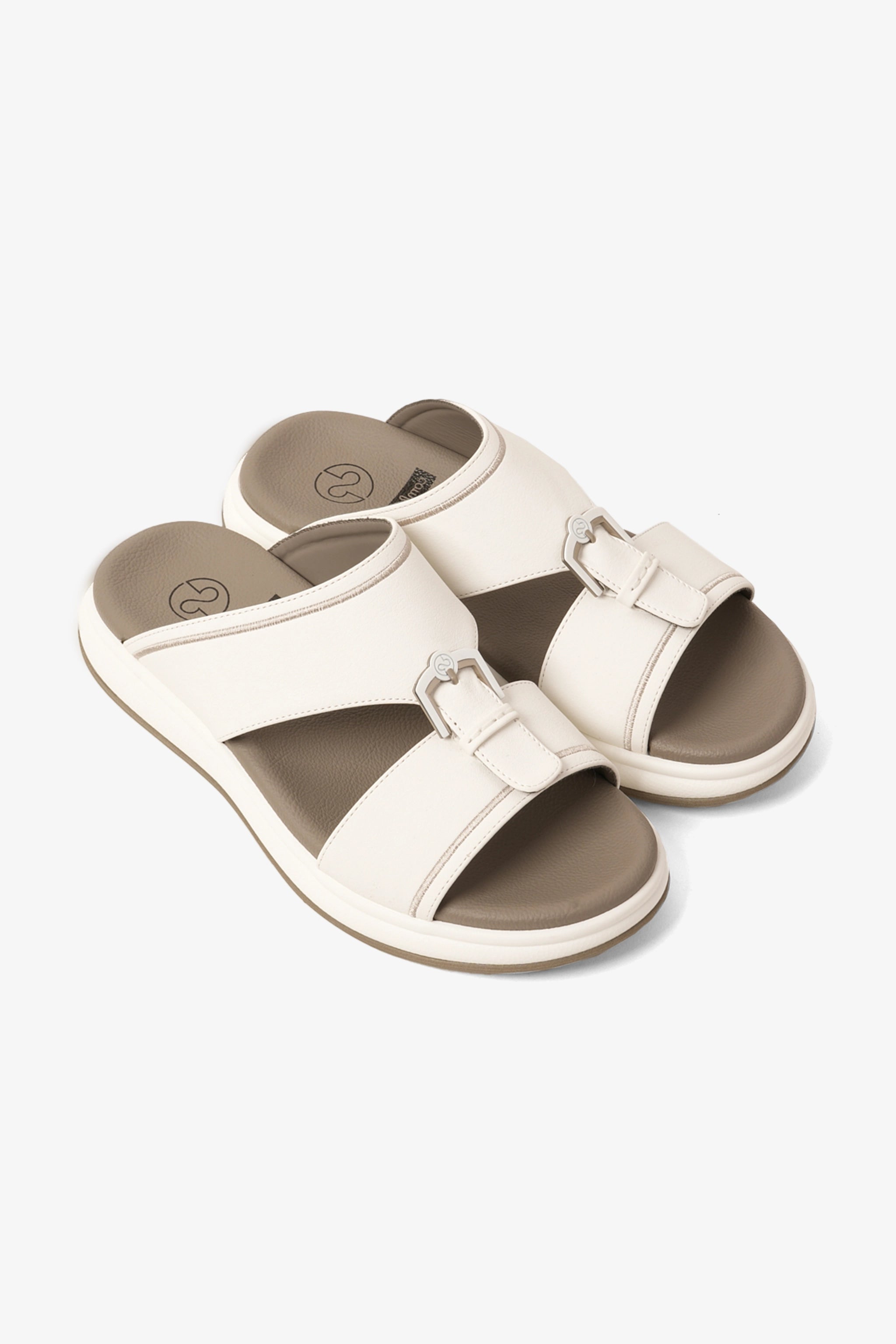 COMFORT PLUS MEN'S ADAPT ARABIC SANDALS WHITE - Seventy7