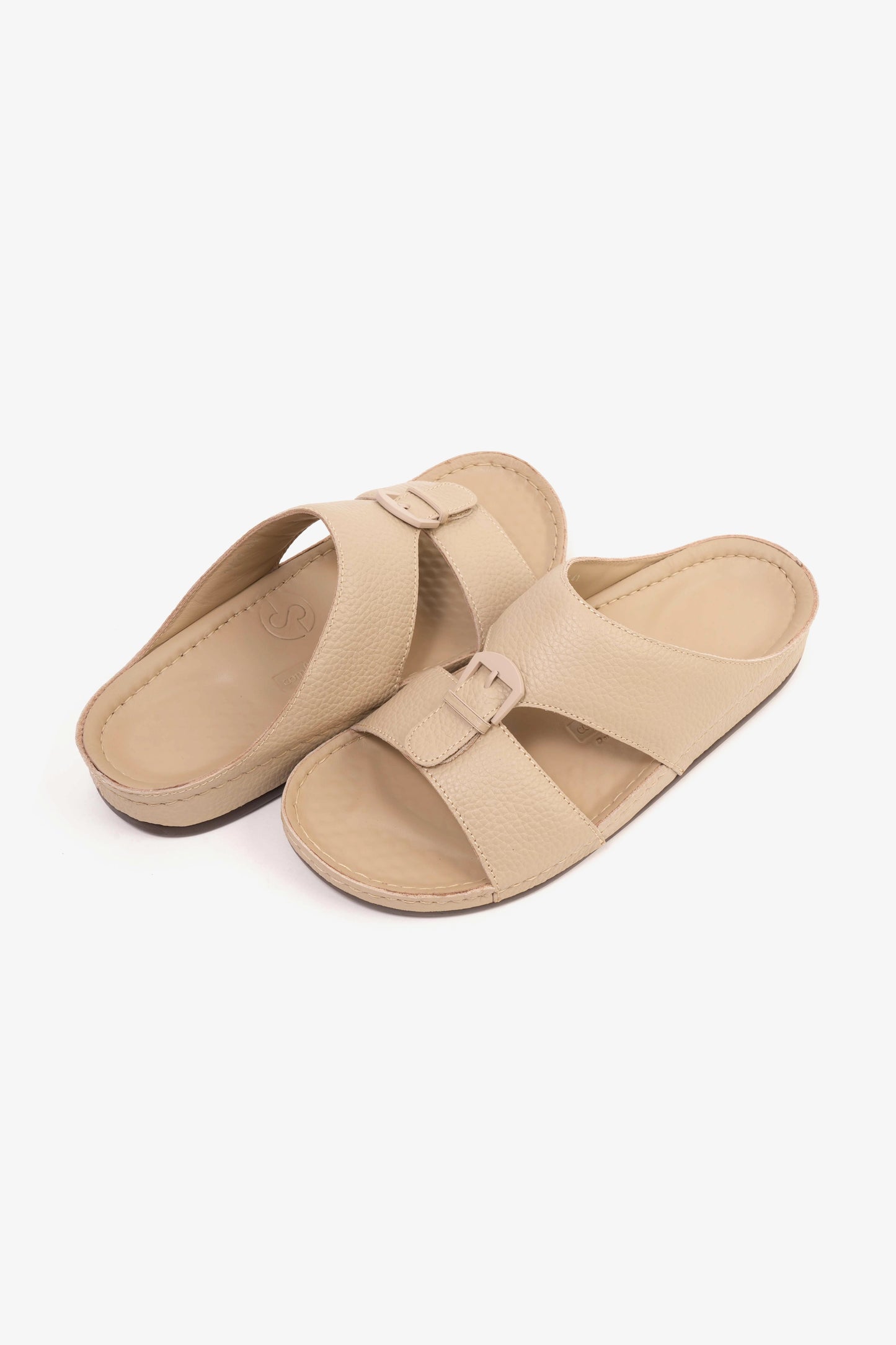 COMFORT PLUS MENS SANDALS - AV08 BEIGE - Seventy7