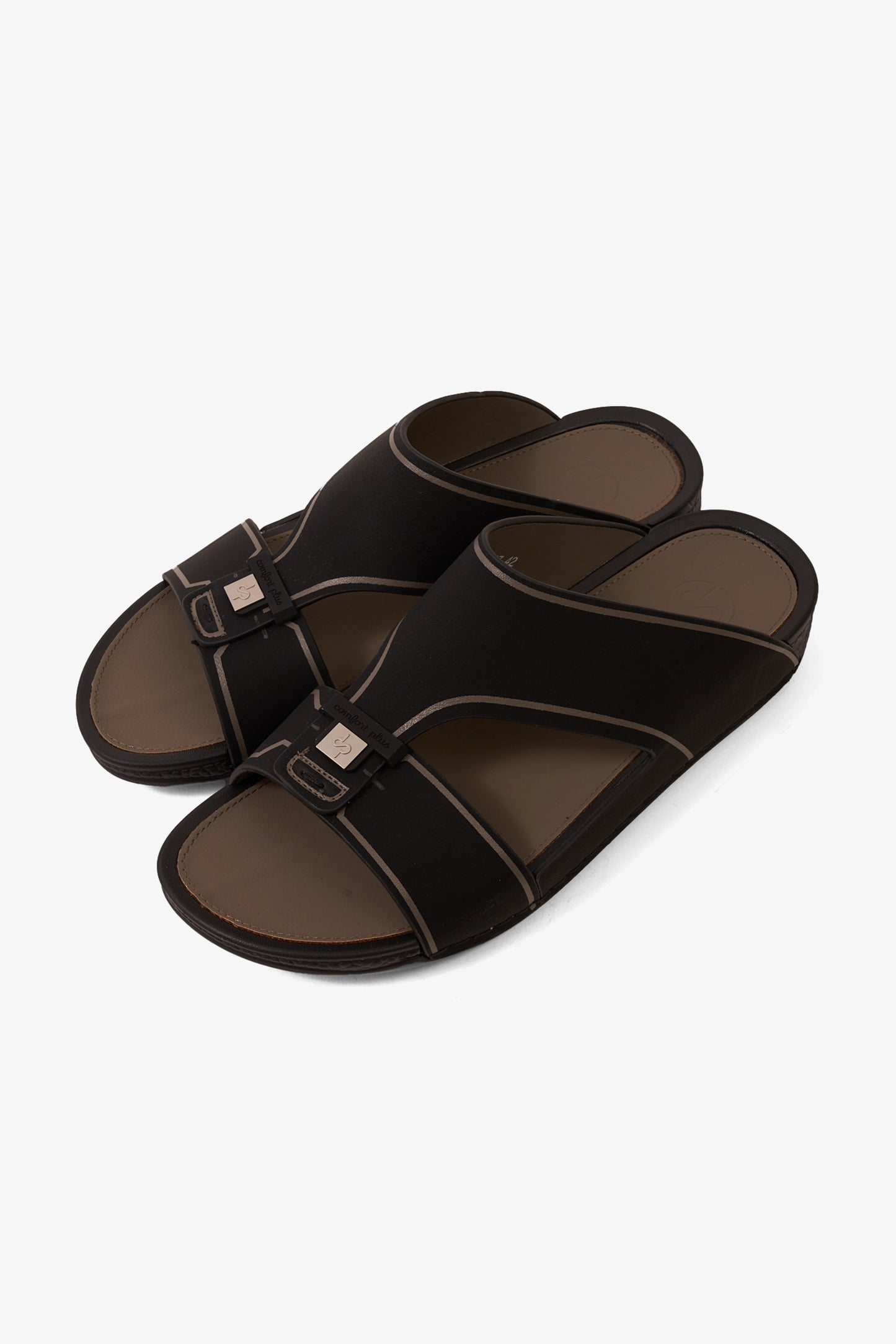 COMFORT PLUS EQUILIBRIUM WALK ARABIC SANDALS BLACK - Seventy7
