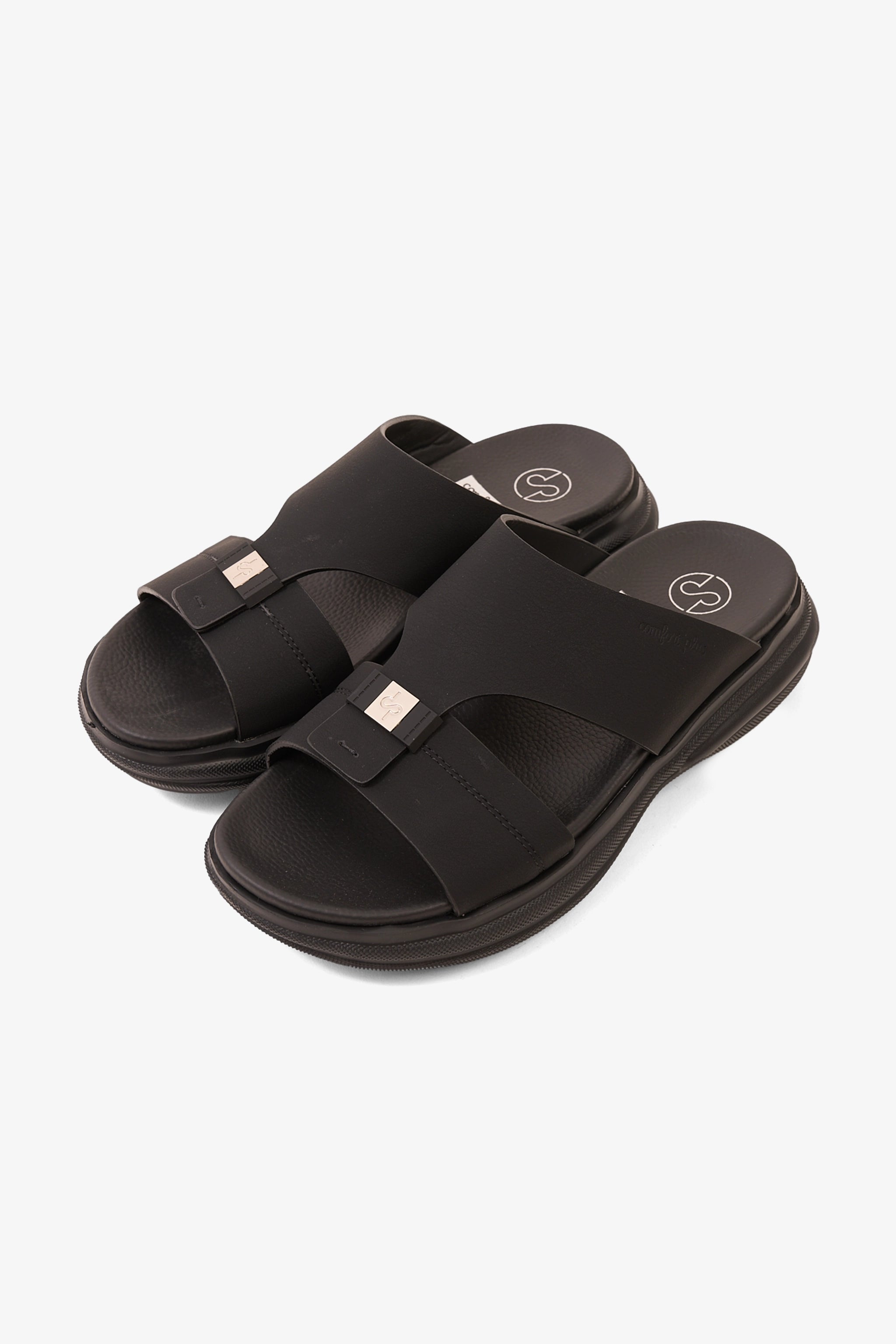 COMFORT PLUS TRUE BALANCE ARABIC SANDALS BLACK - Seventy7