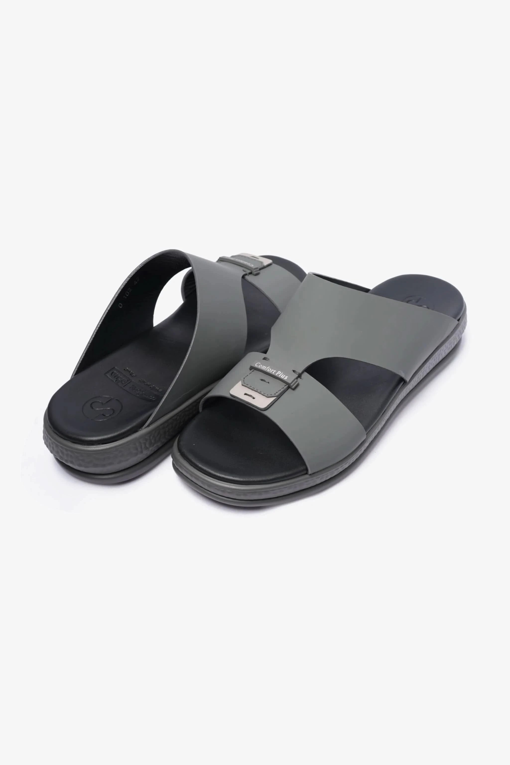 COMFORT PLUS STYLISH MEN SANDAL GREY - Seventy7
