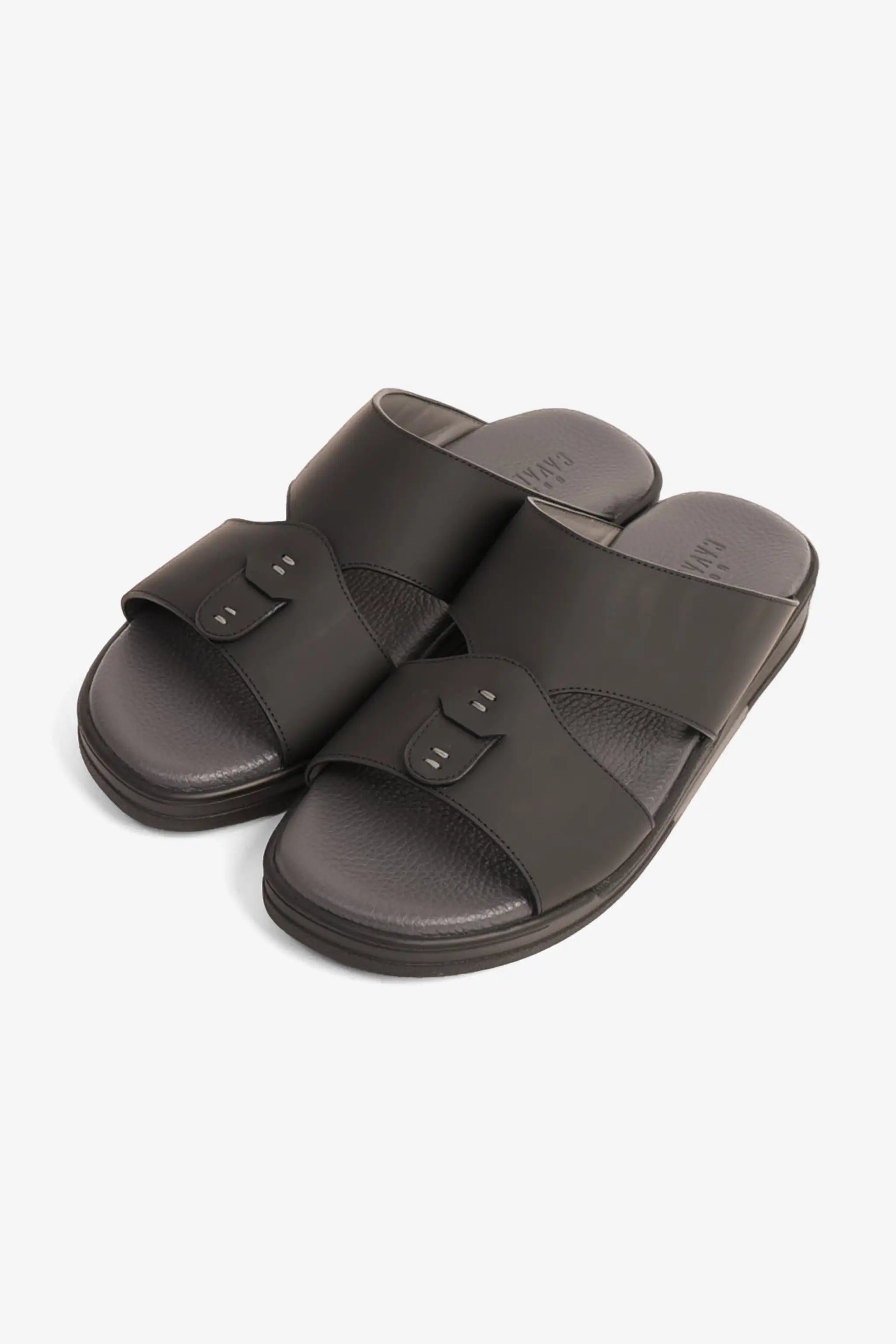 UOMO CAVALIER MENS SANDALS - HAR 329 BLACK - Seventy7