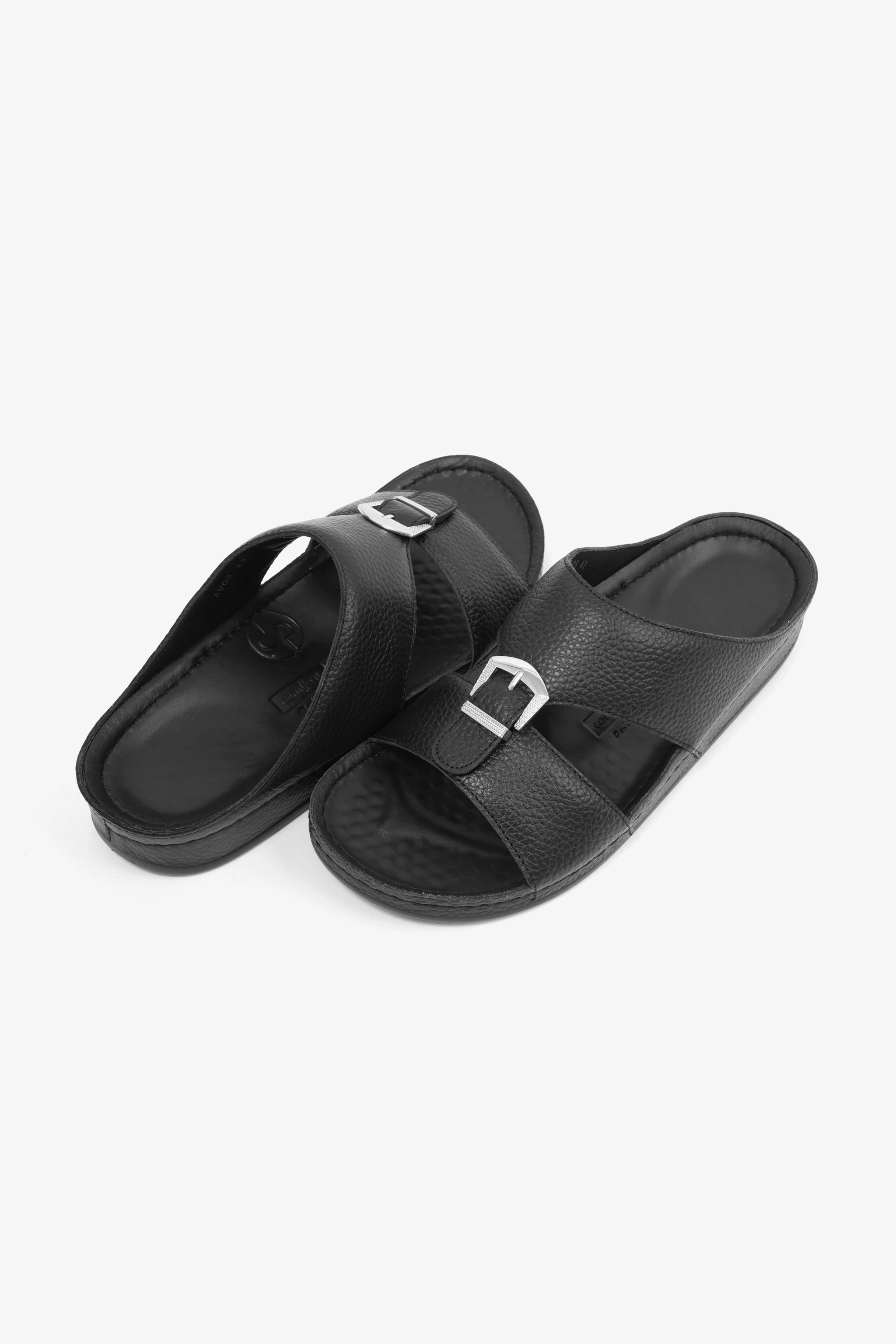 COMFORT PLUS MENS SANDALS - AV08 BLACK - Seventy7