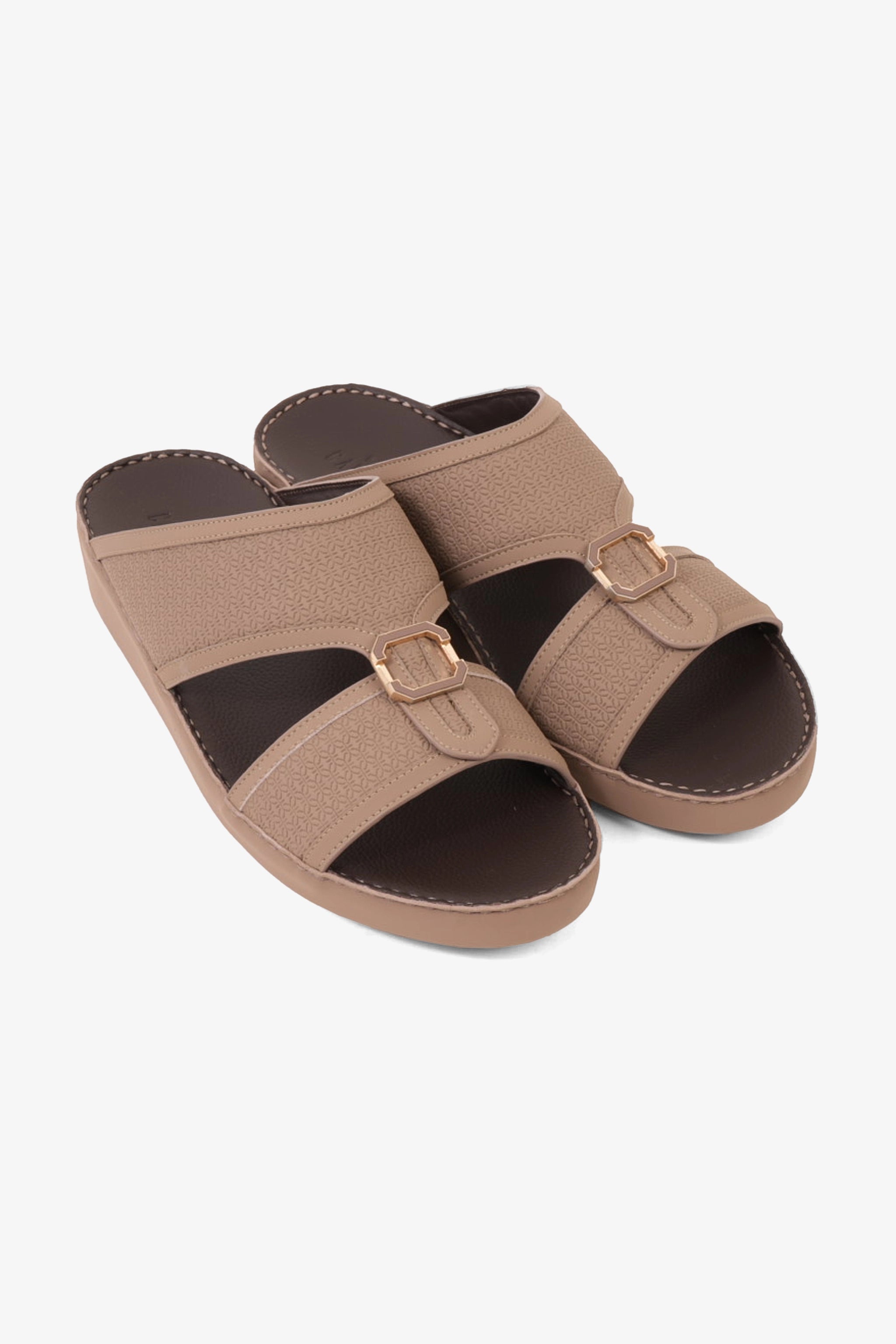 UOMO CAVALIER MEN'S PREMIUM ARABIC SANDALS STONE - Seventy7